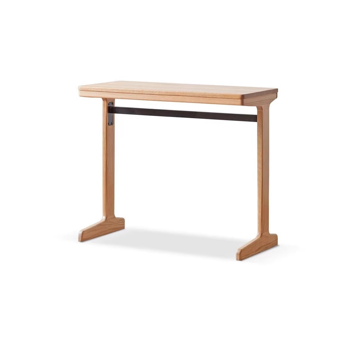 Oak Solid Wood Small office desk, Side Table: