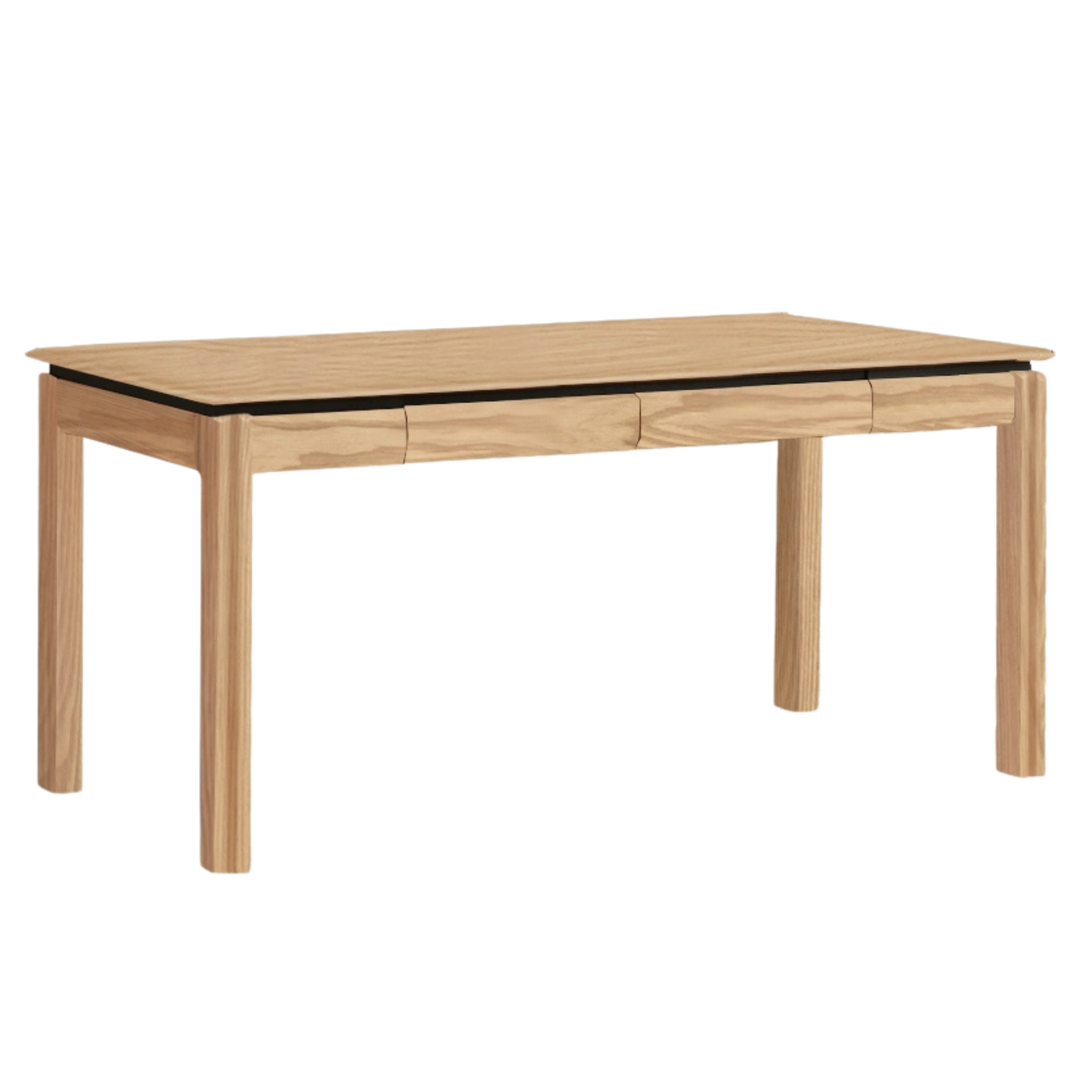 Black Walnut, Ash, Sandalwood Solid Wood Modern Large Office Table