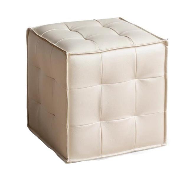 Genuine leather modern makeup stool