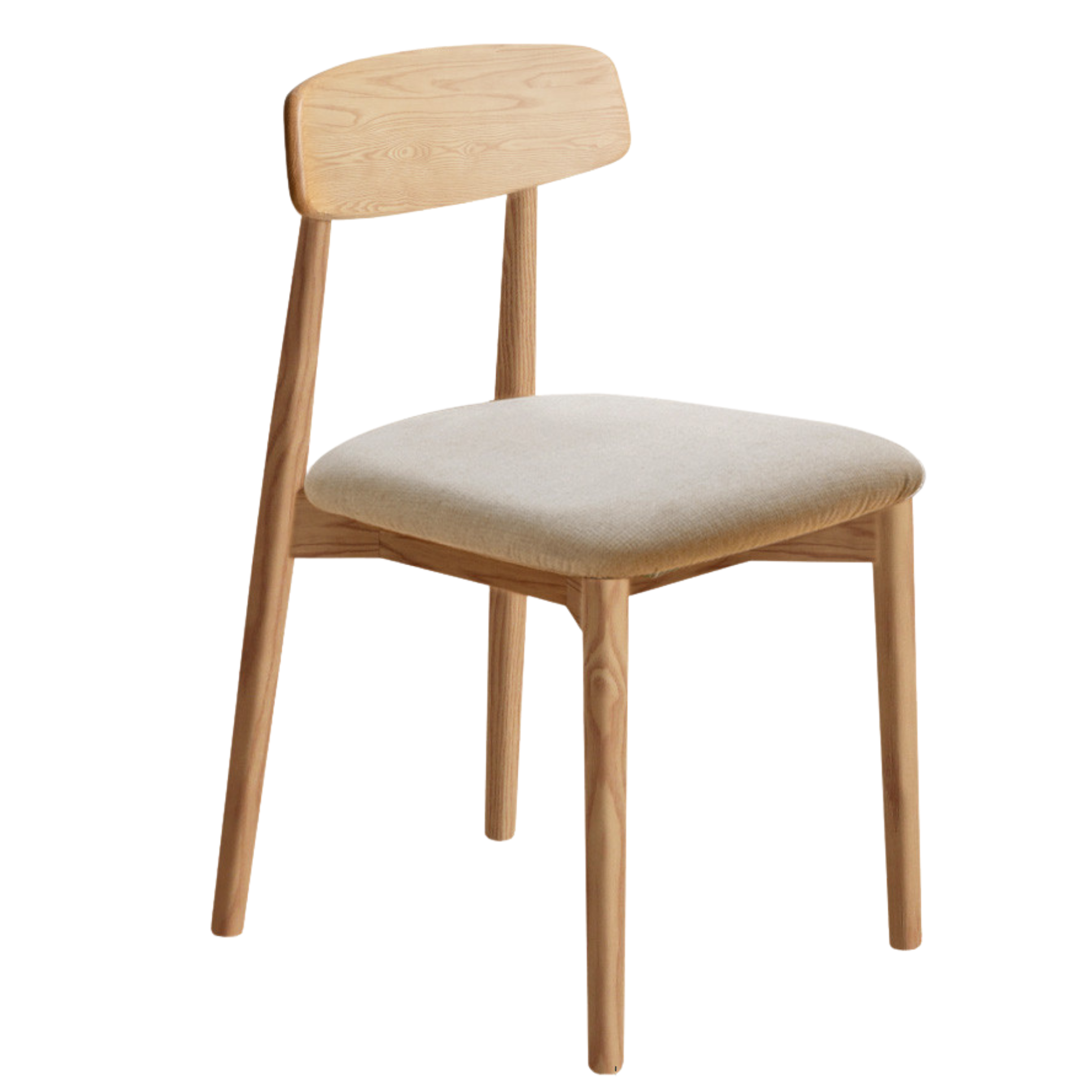 4 pcs set  Black Walnut, Ash, Oak, Beech, Cherry Solid Wood Simple Modern-Dining Chair