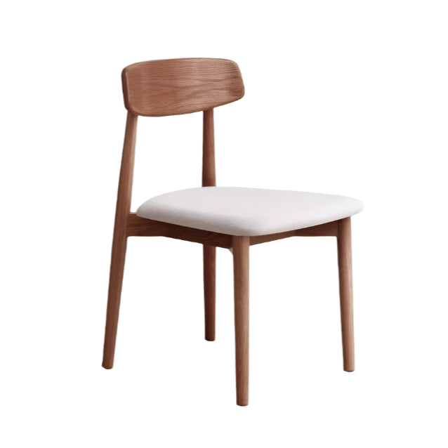 4 pcs set - Black Walnut, Ash, Oak, Cherry Solid Wood, Solid RubberWood Dining Chair