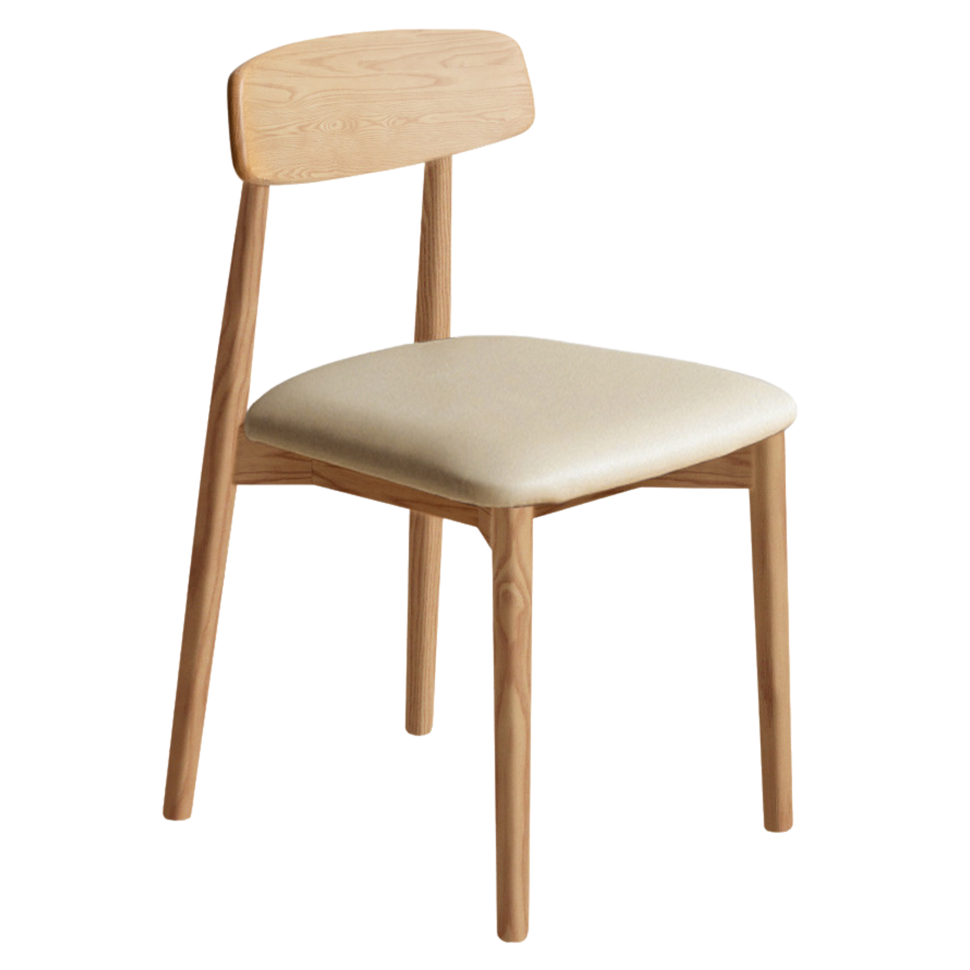 4 pcs set  Black Walnut, Ash, Oak, Beech, Cherry Solid Wood Simple Modern-Dining Chair