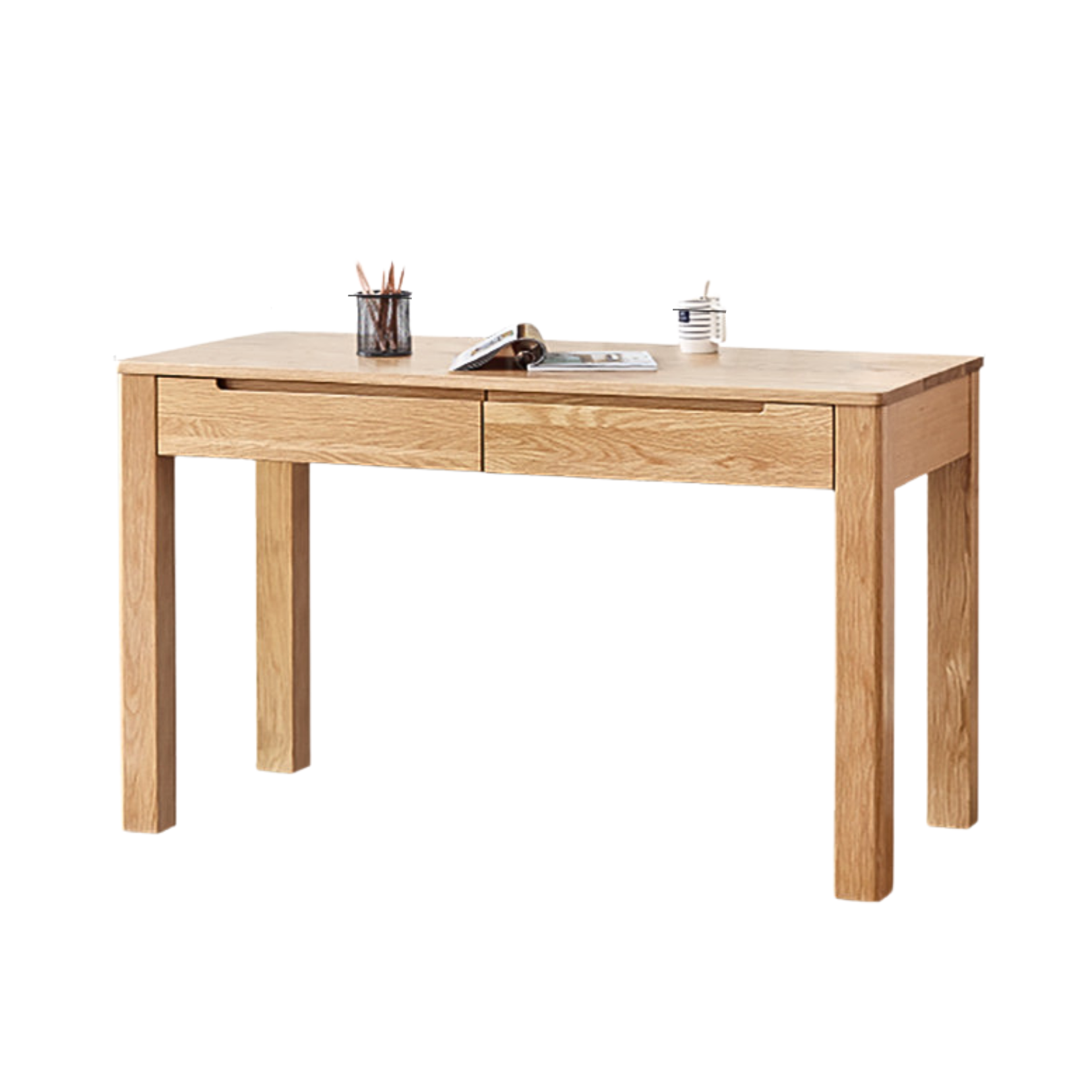 Oak, Beech Solid Wood Office Desk