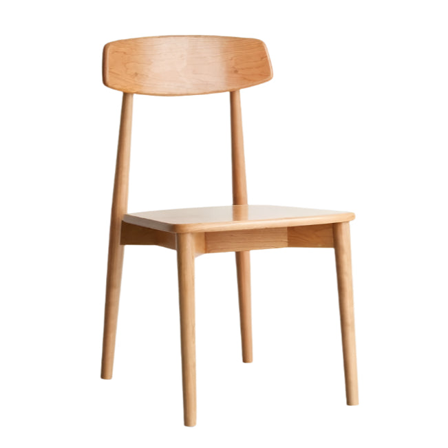 4 pcs set - Black Walnut, Ash, Oak, Cherry Solid Wood, Solid RubberWood Dining Chair