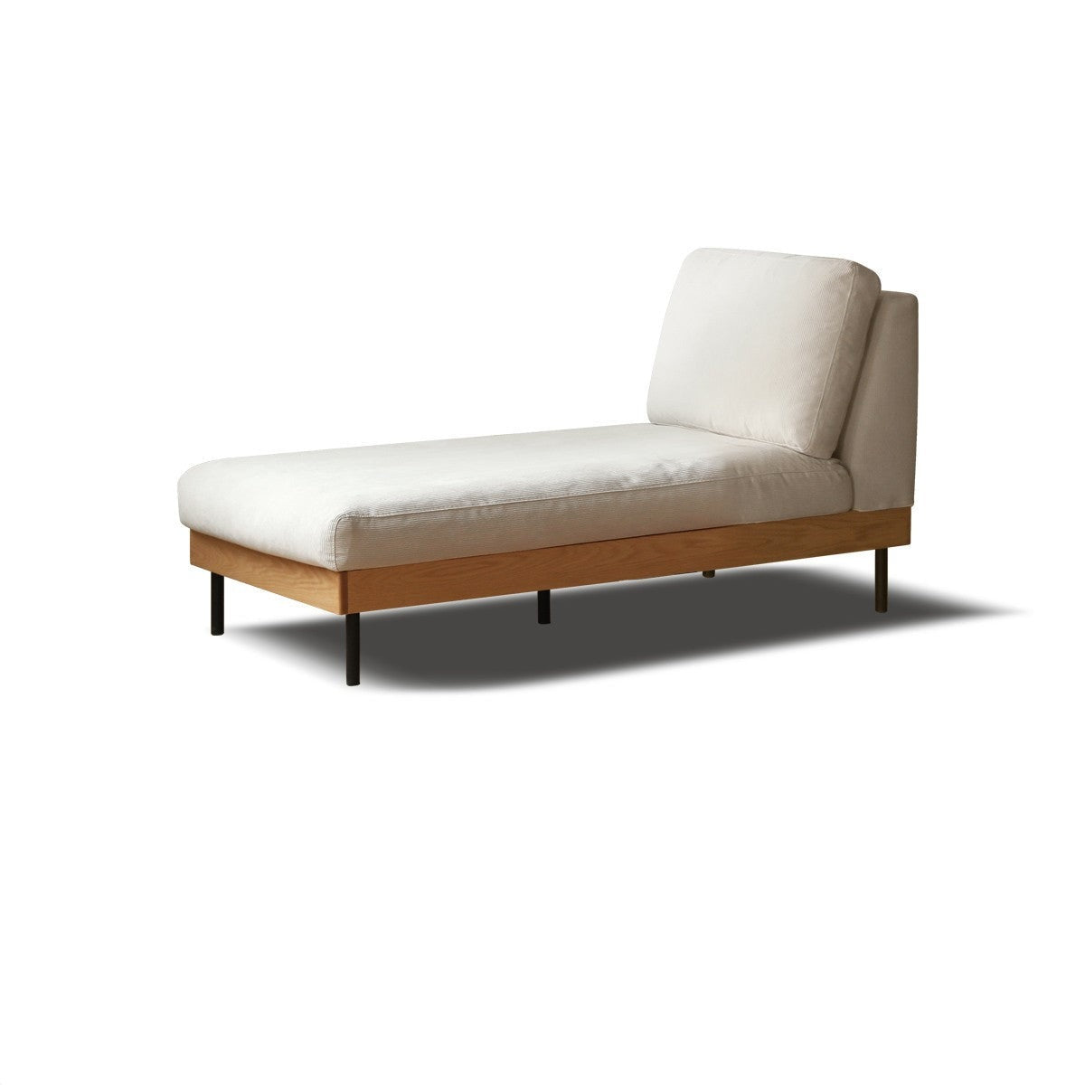 Oak Solid Wood Corner Down Sofa Japanese Style "