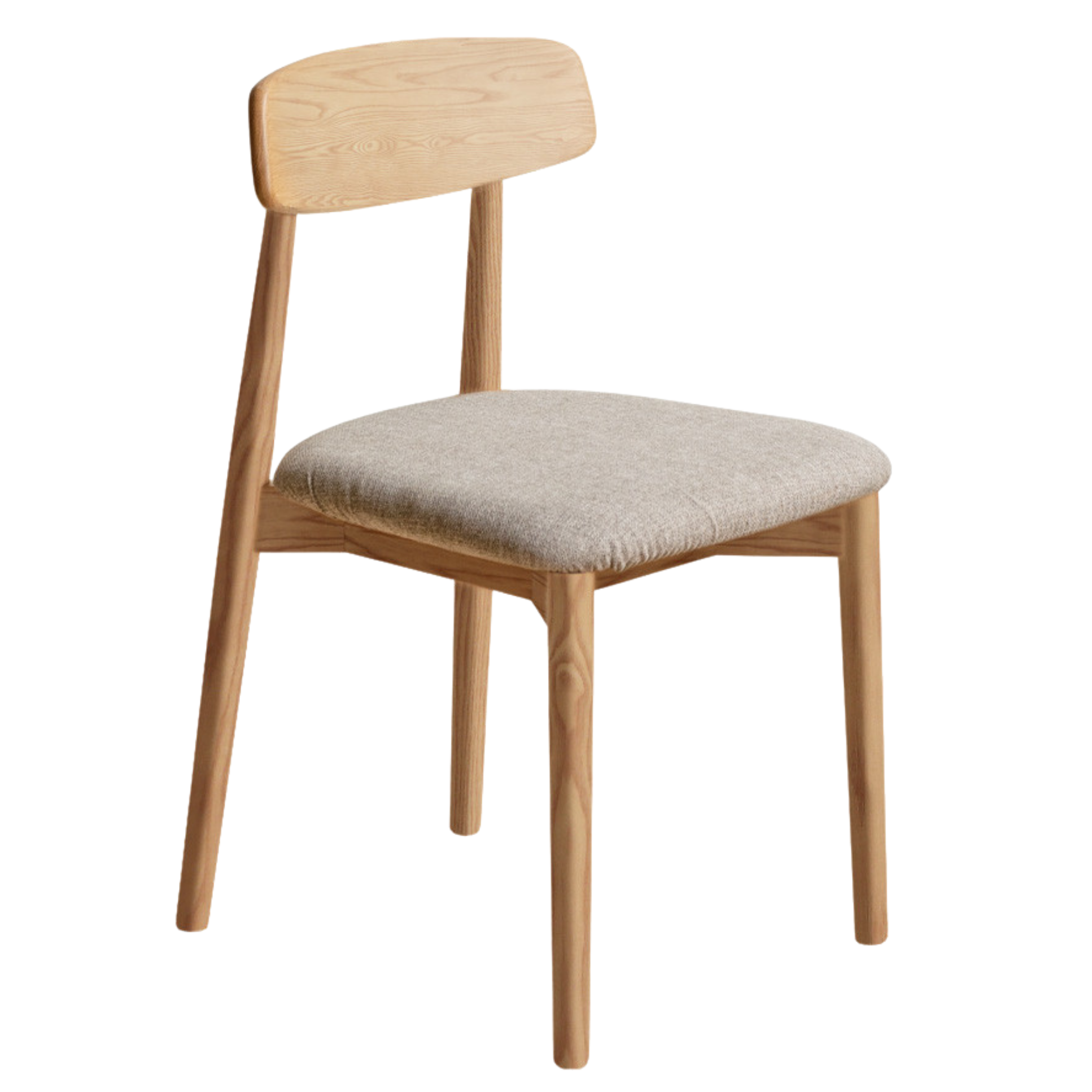 4 pcs set  Black Walnut, Ash, Oak, Beech, Cherry Solid Wood Simple Modern-Dining Chair