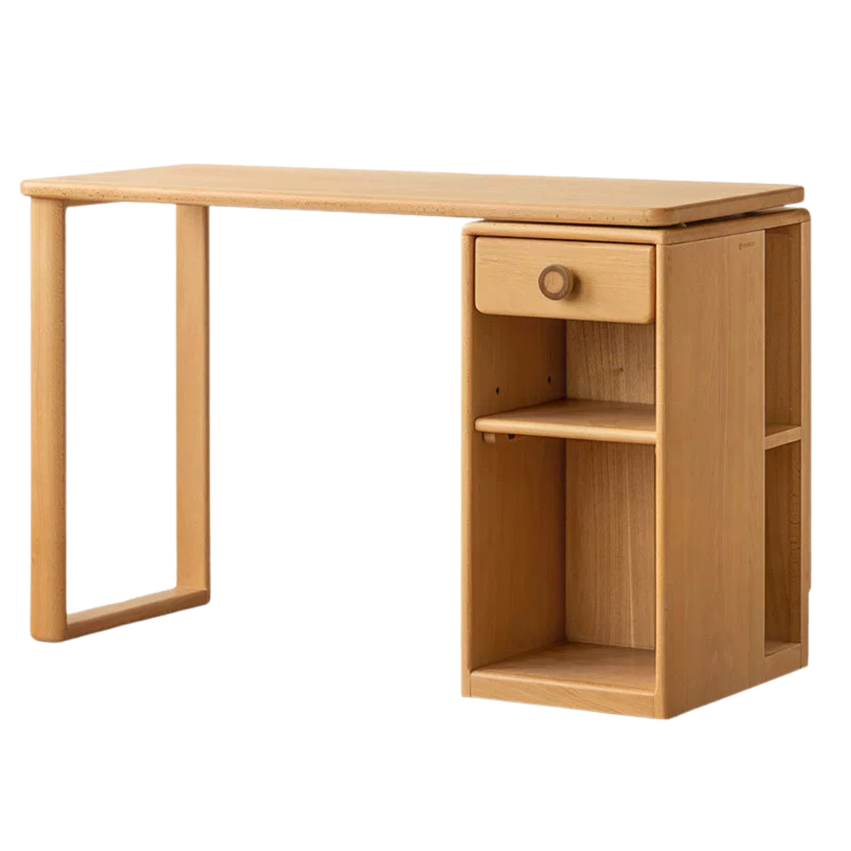 Beech Solid Wood Telescopic Student Writing Desk