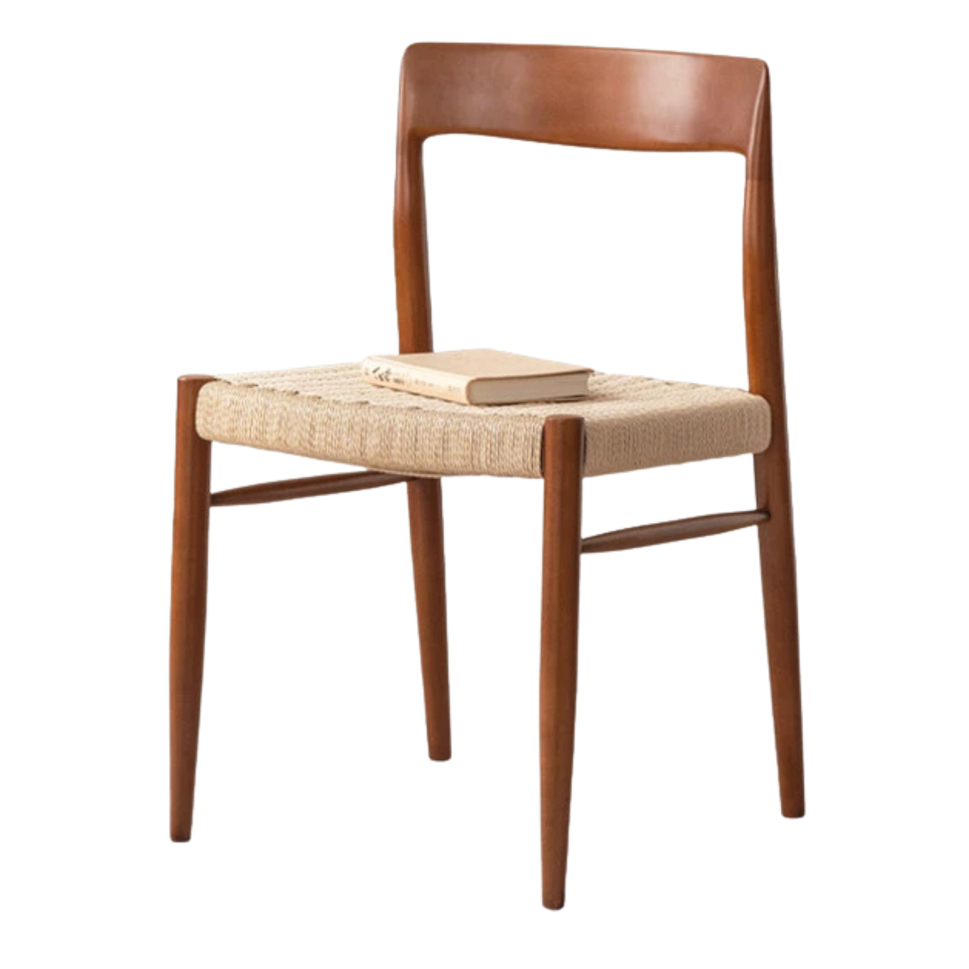 Set 4 pcs Ash, Beech, Cherry Solid Wood Dining Rope Chair