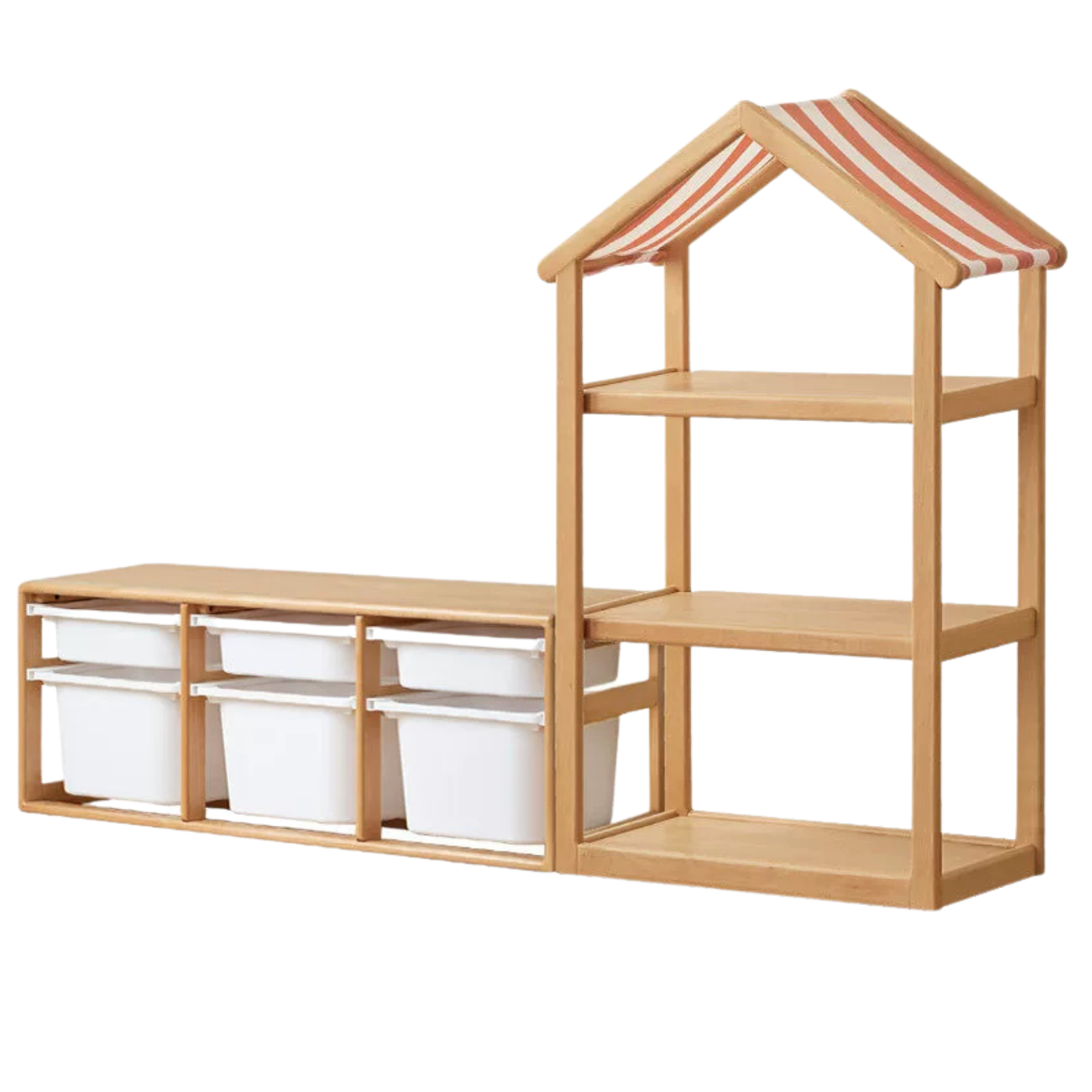 European Beech Solid Wood Kids Cabinet