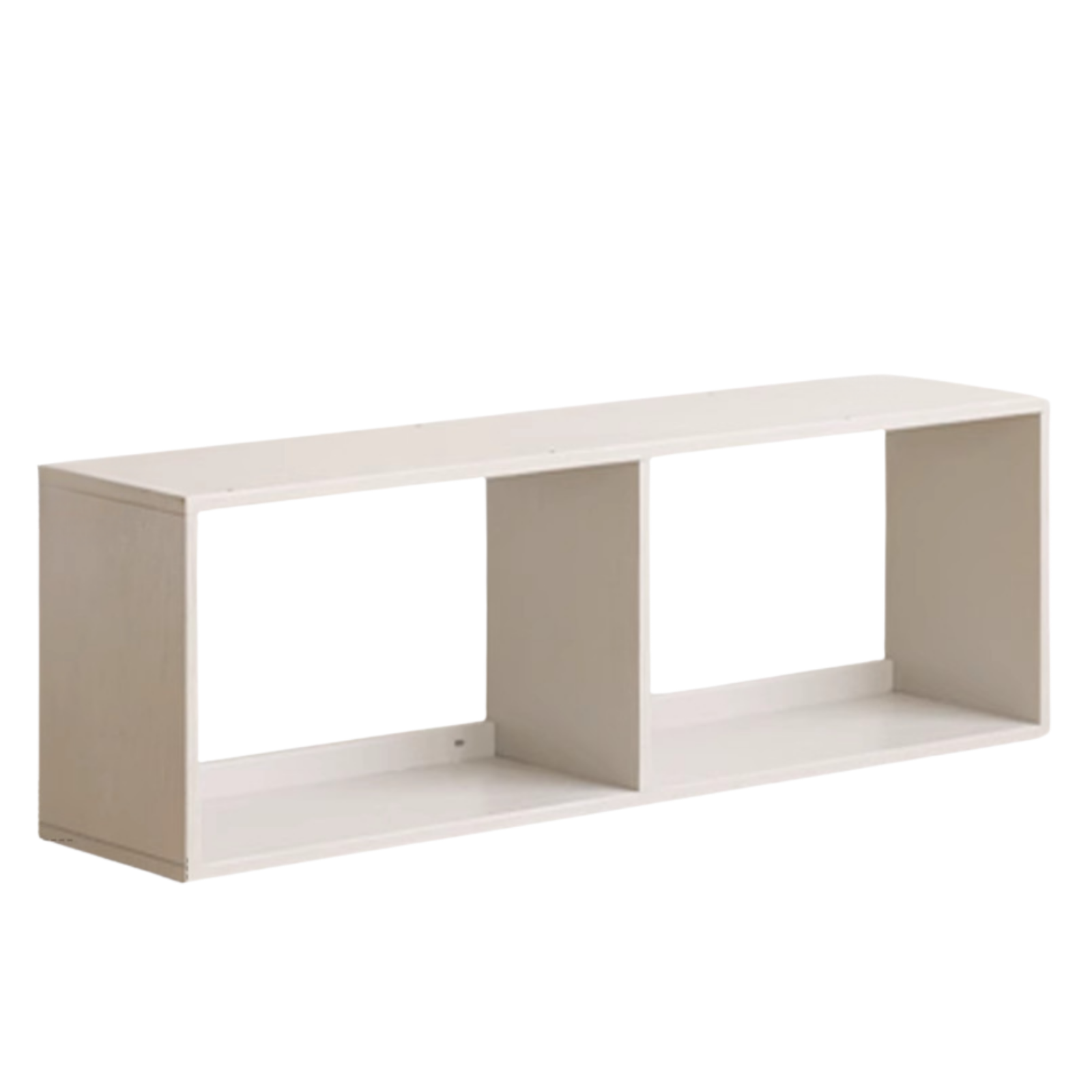 Oak Solid Wood Bookshelf Storage Rack Cream Style Full Wall Cabinet