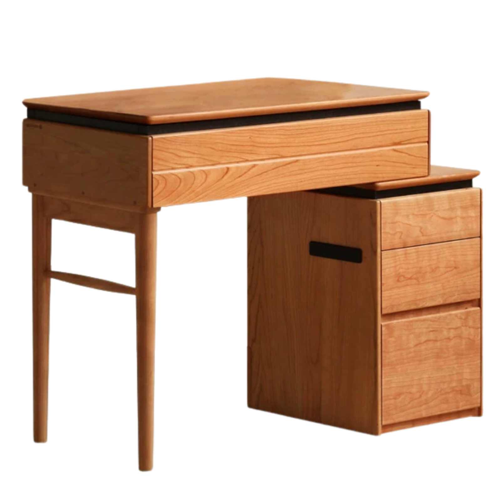 Cherry Solid Wood Retractable Vanity Table