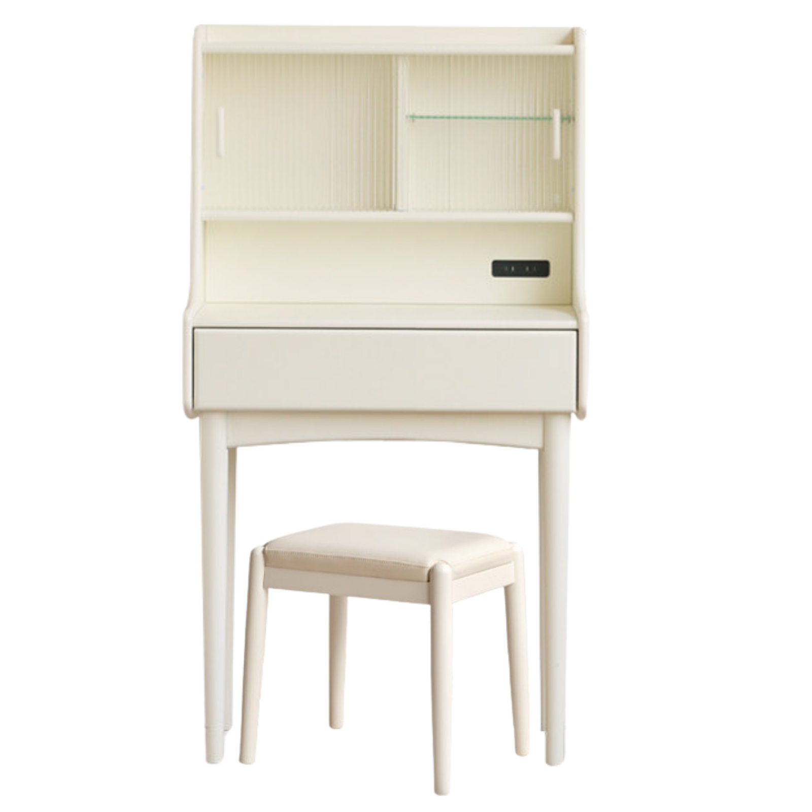 Solid RubberWood Cream Style Vanity Table.