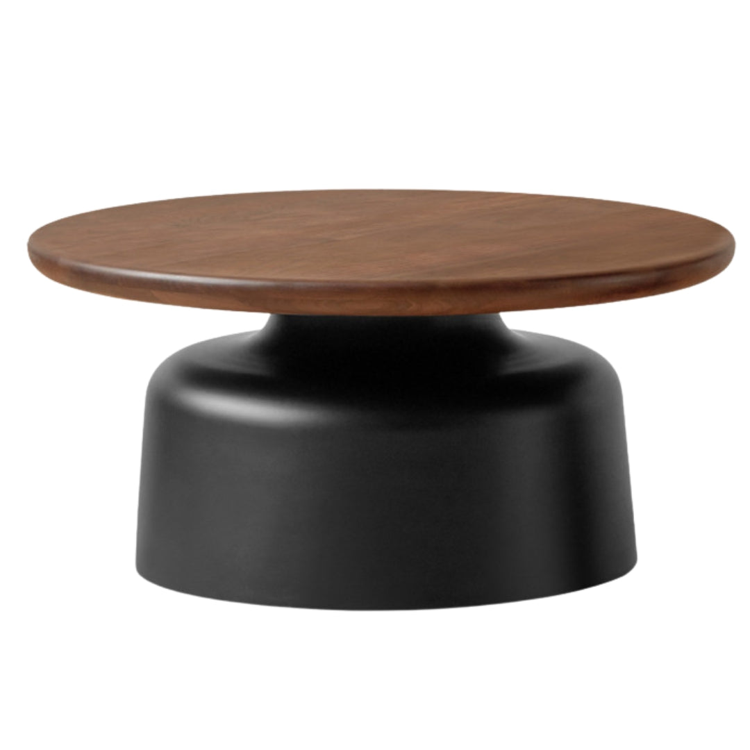Black Walnut Solid Wood Italian Light Luxury Tea Table