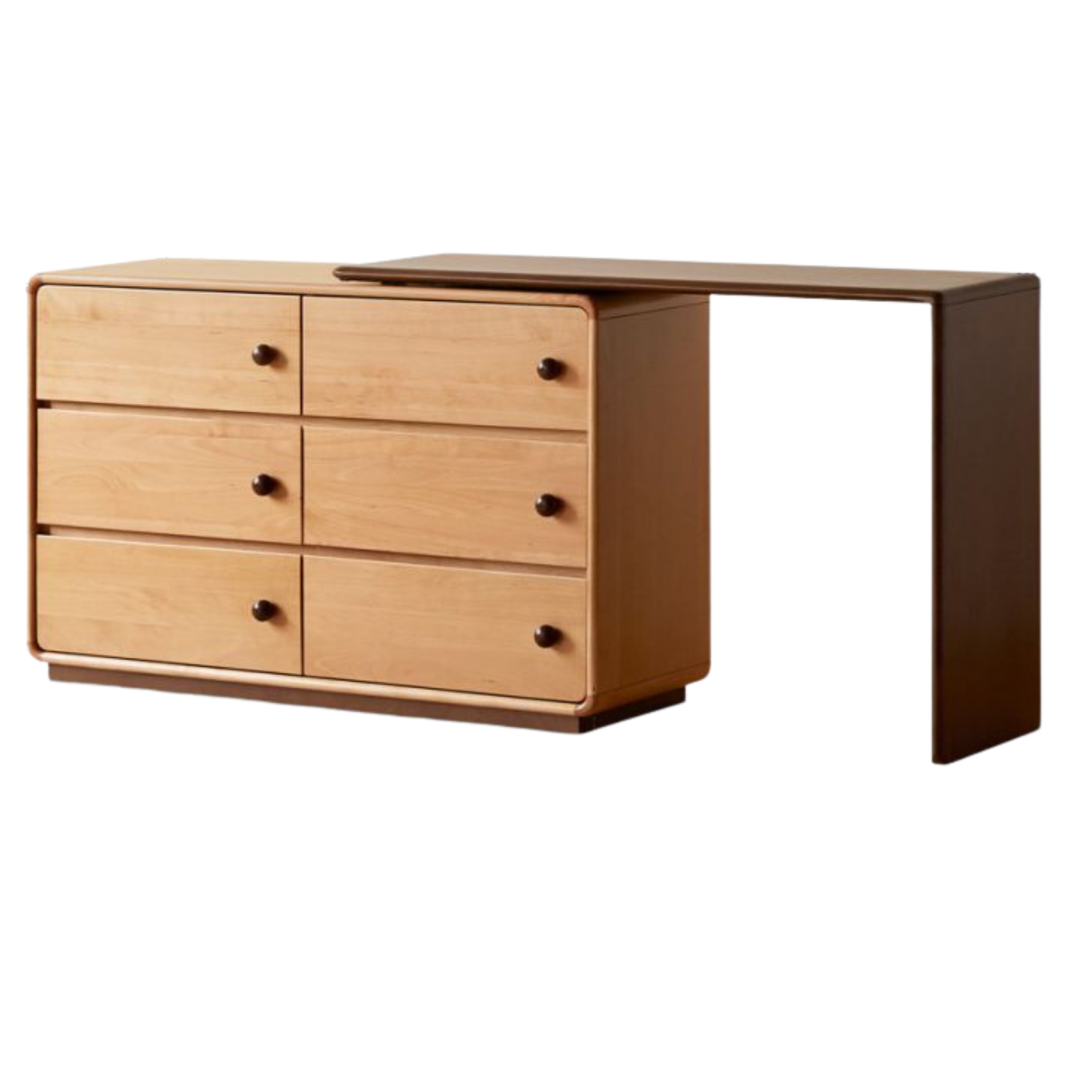 Beech Solid Wood Antique Style Vanity Table