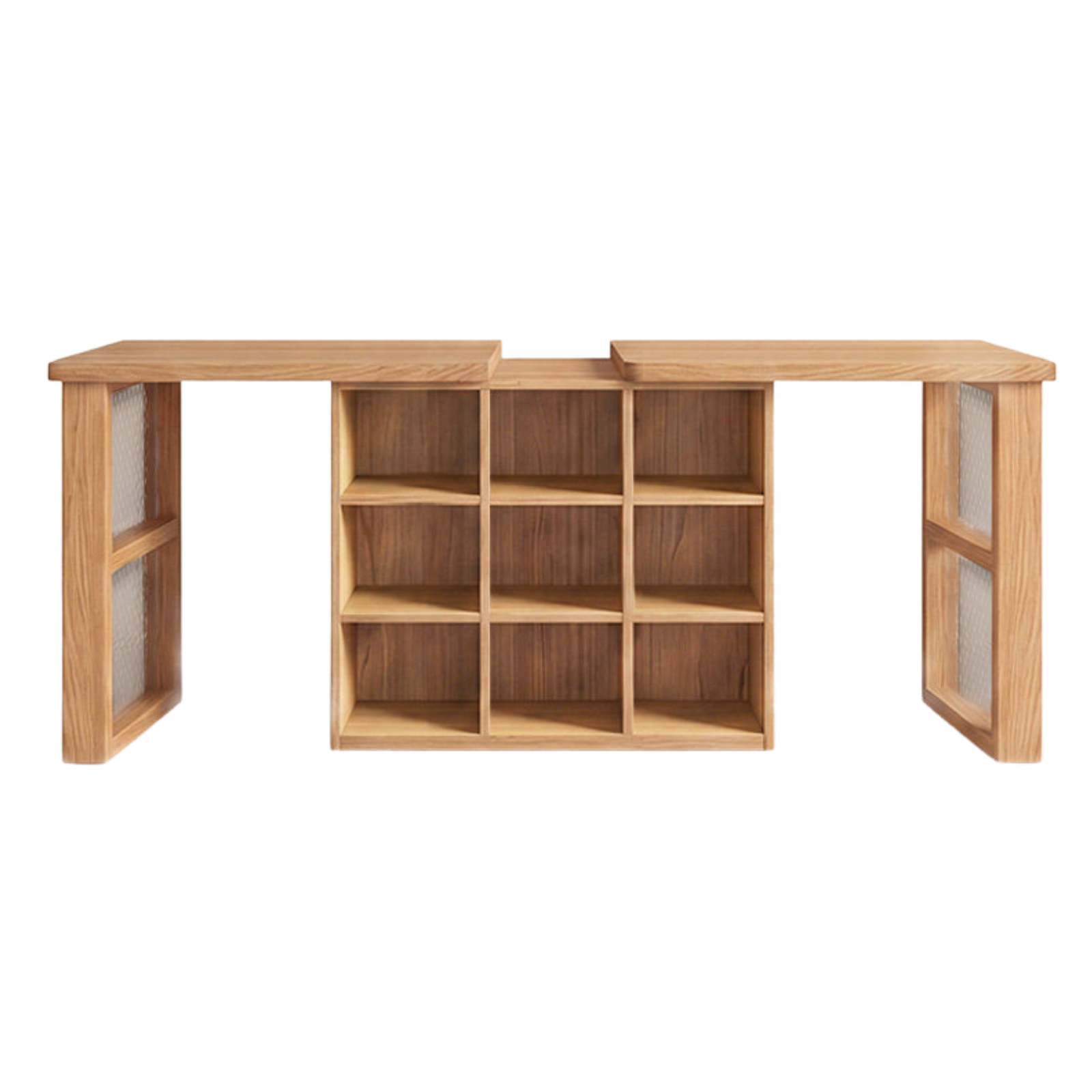 Oak Solid Wood Simple Corner Desk