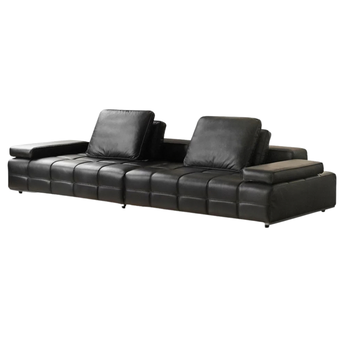 Genuine Leather Lawrence Italian Modern Sofa