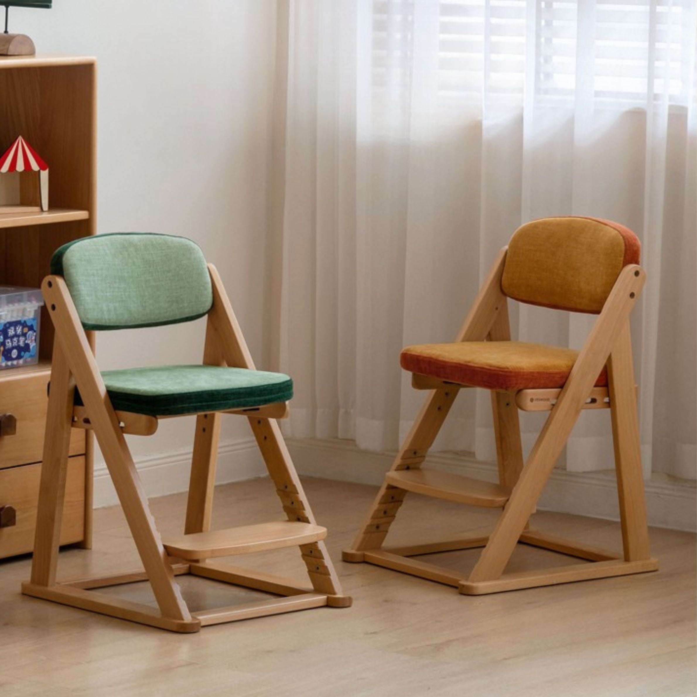 Beech Solid Wood Children's Study Chair