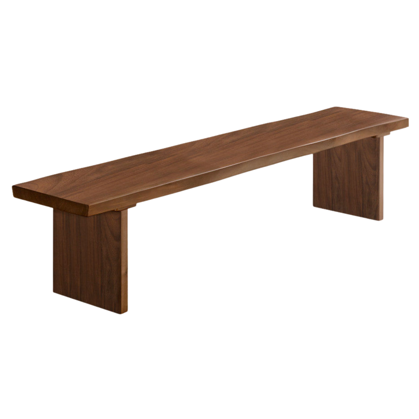 Black Walnut, Ash, South American Walnut Solid Wood Wabi Sabi Bench