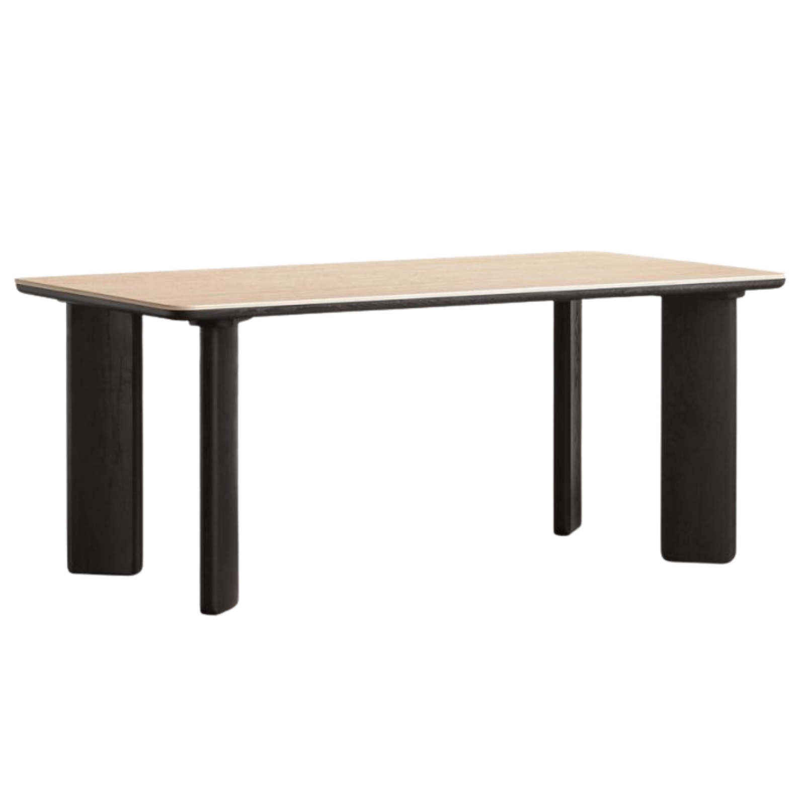 Oak Solid Wood Modern Cave Stone Rock Plate Dining Table