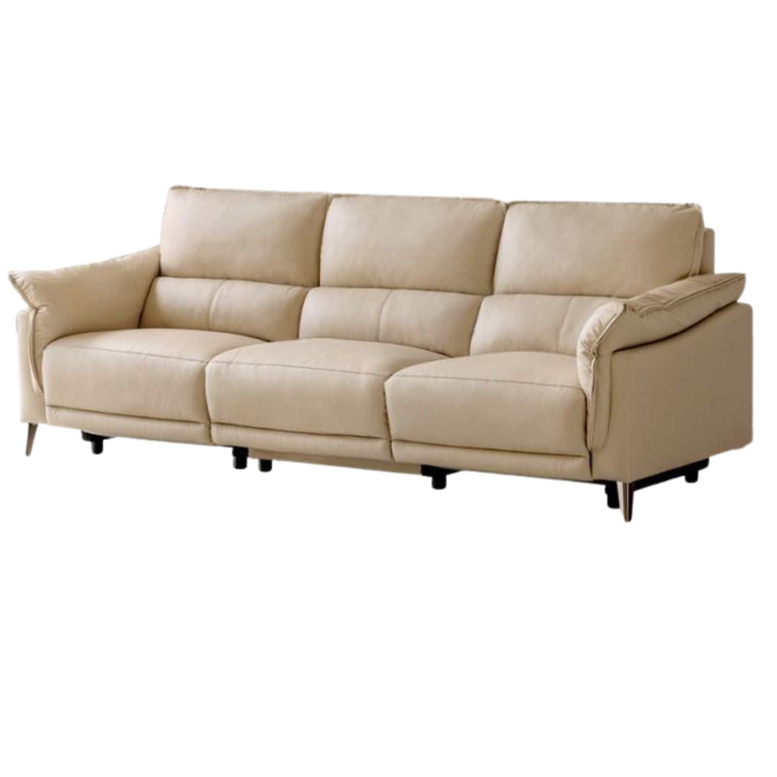 Genuine Leather Italian Style Zero-Wall Electric Recliner Sofa