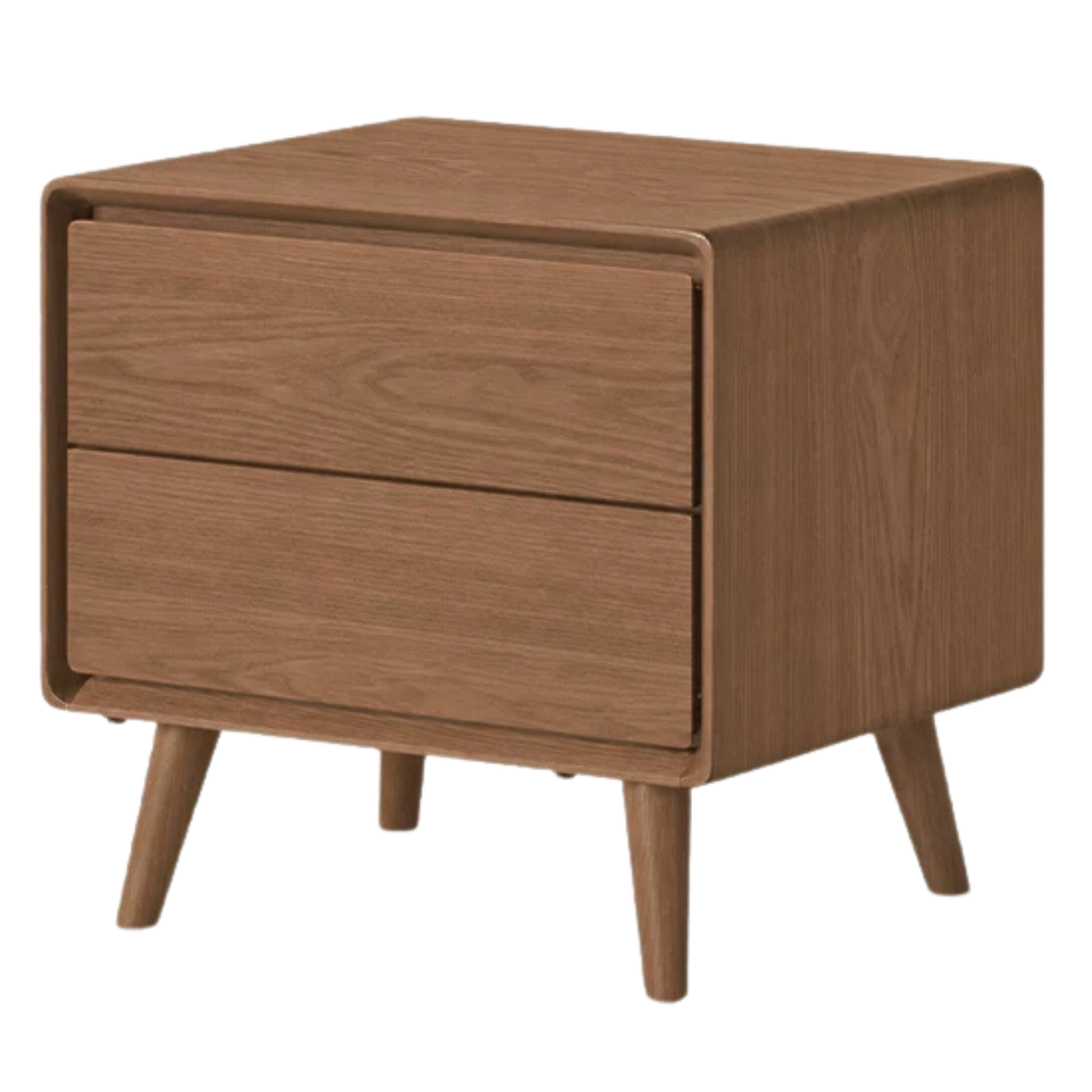White Ash, Ash, Oak Solid Wood Modern Nightstand