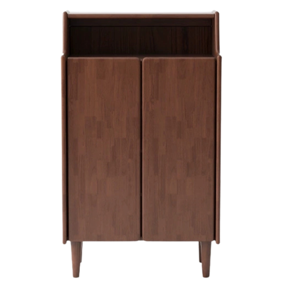 Oak Solid Wood, Solid RubberWood Shoe Entrance Porch Cabinet