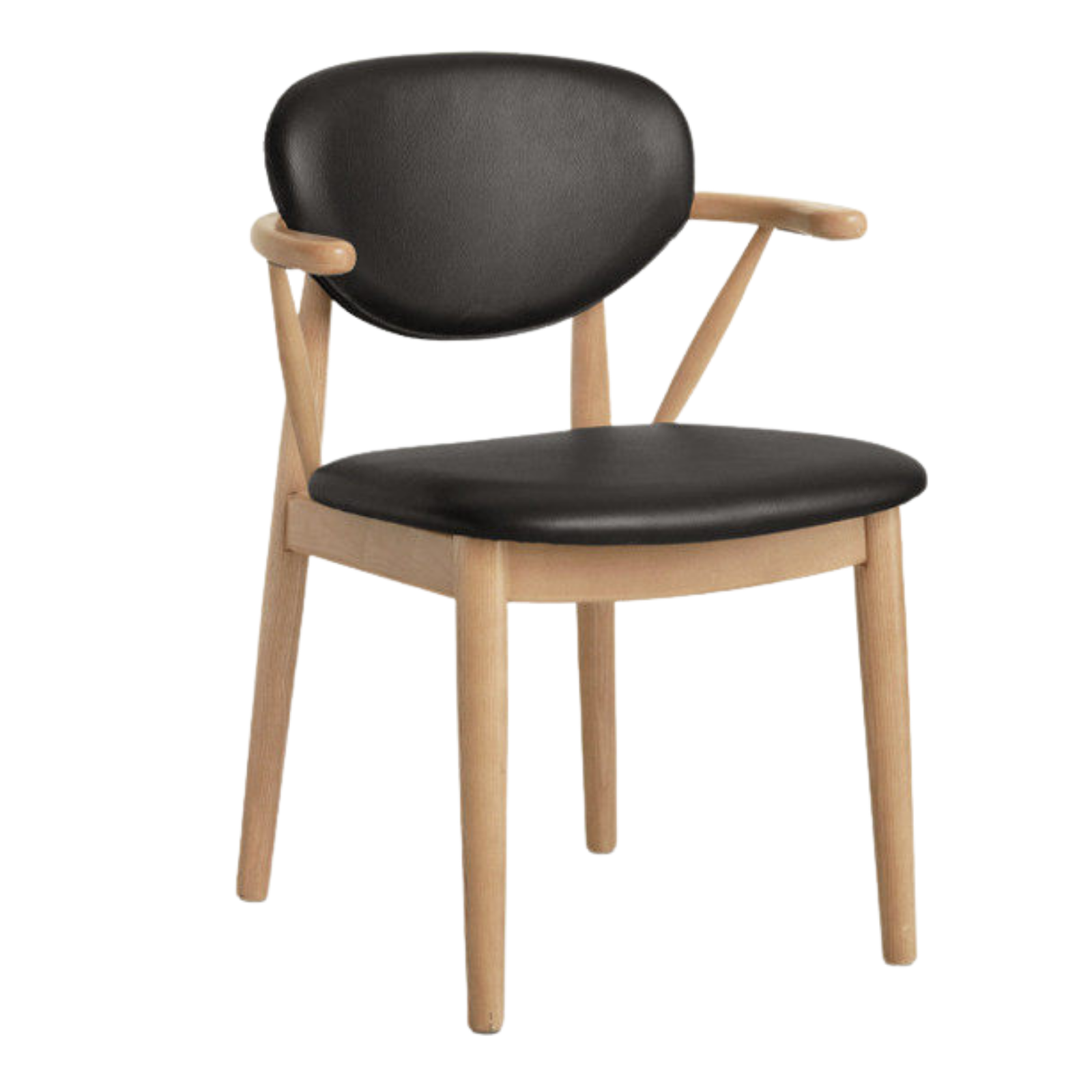 Black Walnut, Red Oak, Golden Sandalwood, White Ash, Ash  Dining Armchair