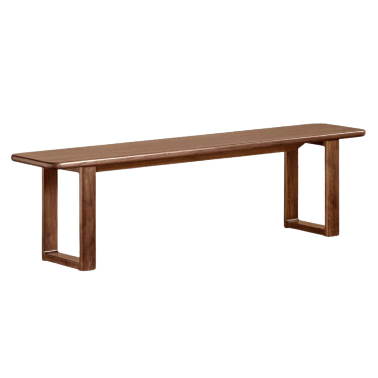 Black Walnut, White Ash Solid Wood Leisure Long Bench