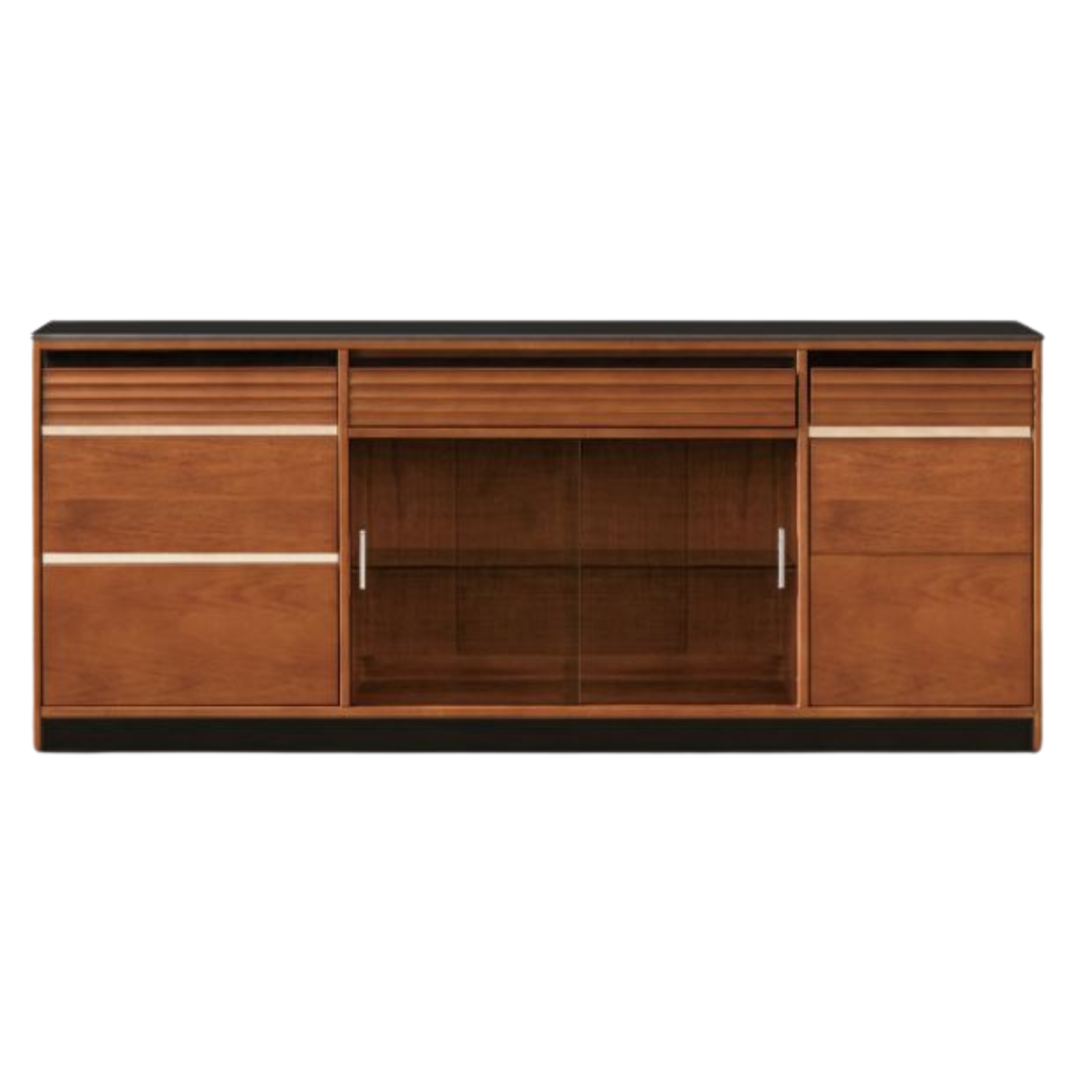 Tulipwood Solid Wood Bauhaus Rock Plate Sideboard