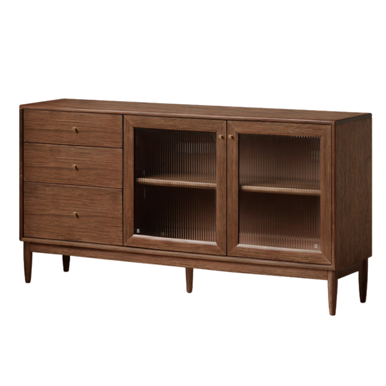 Black Walnut , South American Walnut, Catalpa Solid Wood Sideboard, Buffet Cabinet