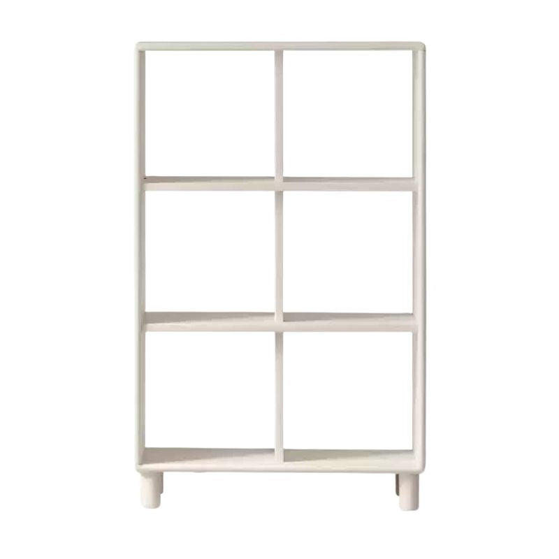 Rubber Solid Wood Modern Cream Style Floor Children's Bookcase