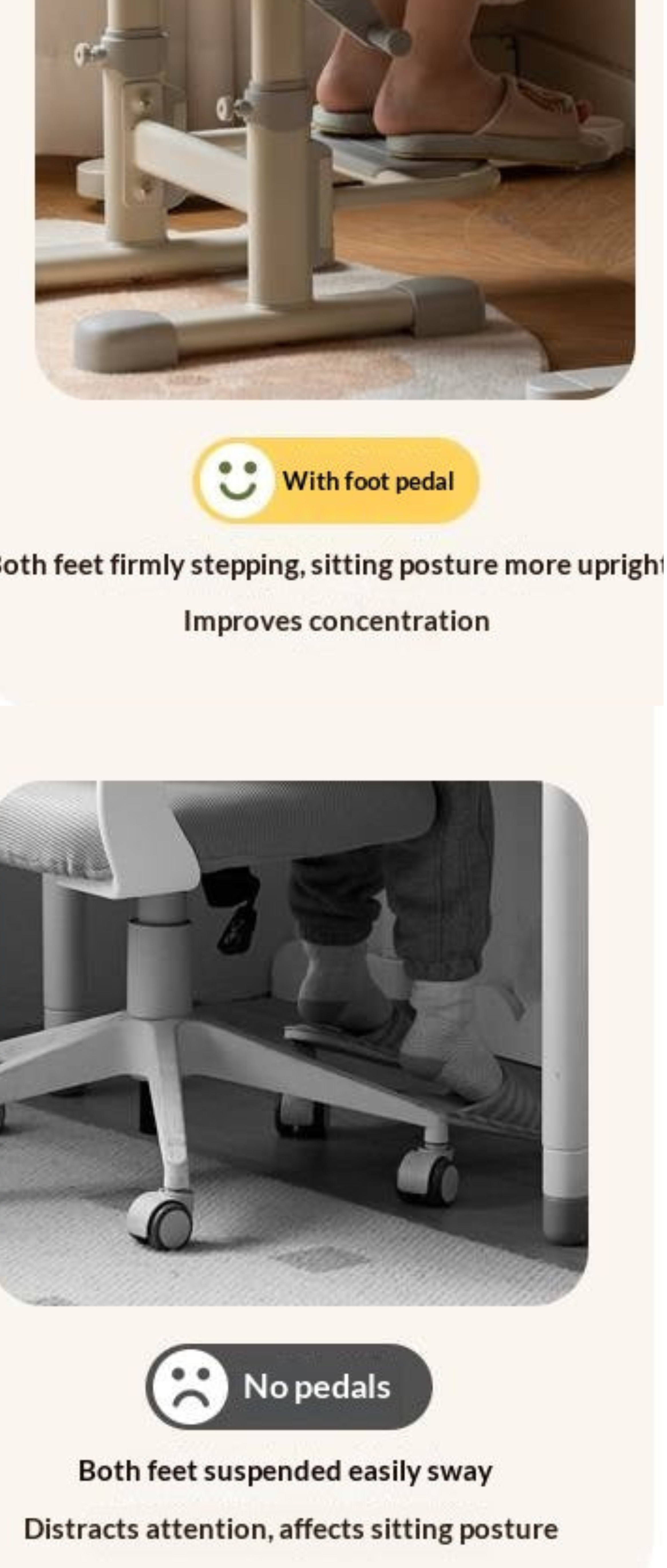 Adjustable Hand-cranked Height  Chair