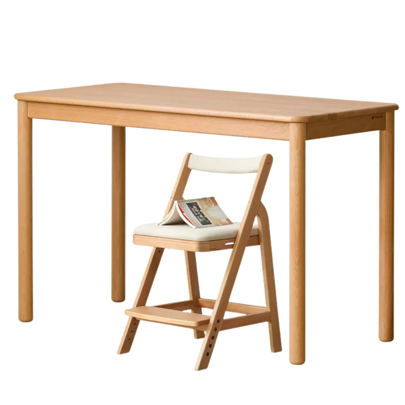 Beech Solid Wood Kids Writing Desk