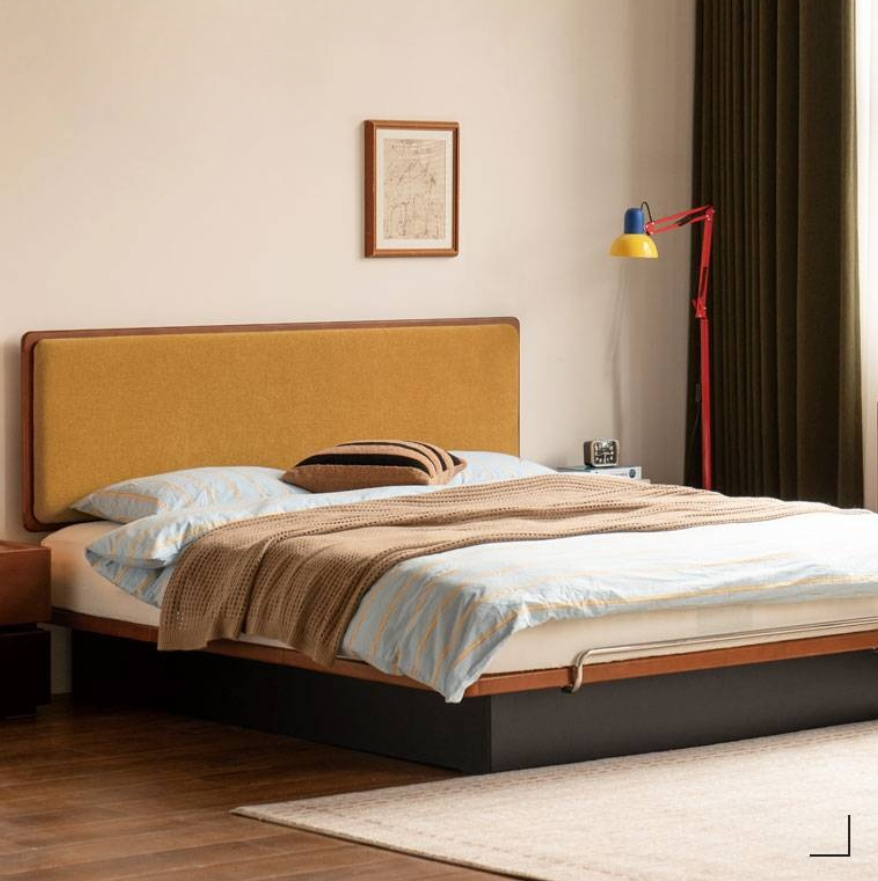 Poplar Solid Wood Soft Suspended Box Bed