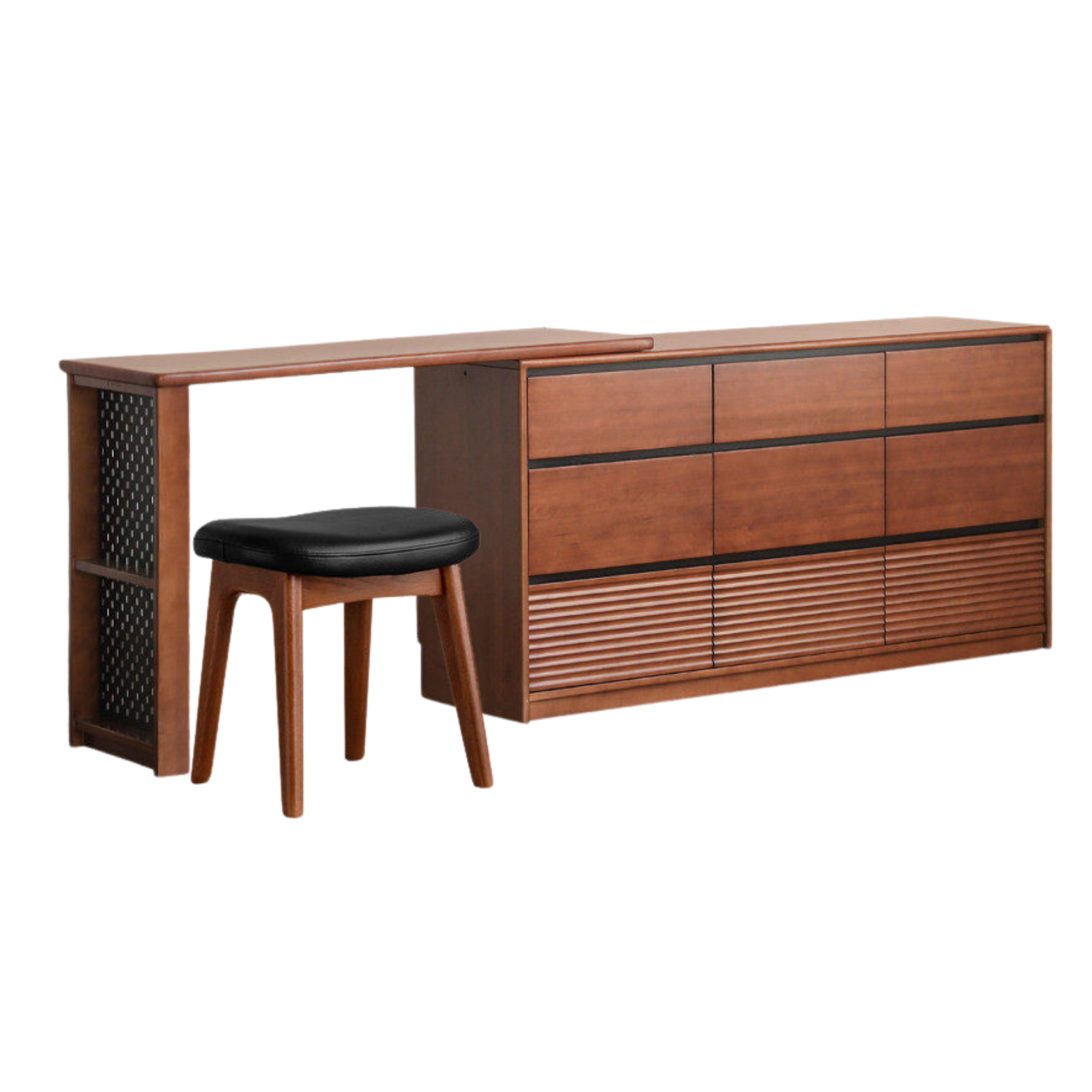 Tulipwood Solid Wood Vanity Table Cabinet Perforated Board