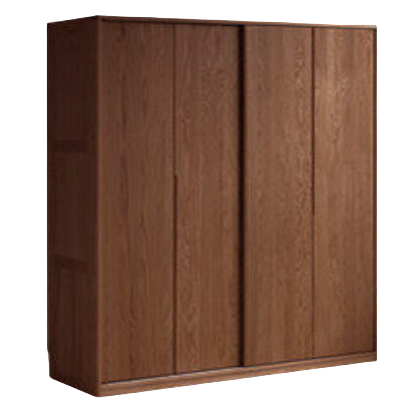 Oak Solid Wood Sliding Door Wardrobe.