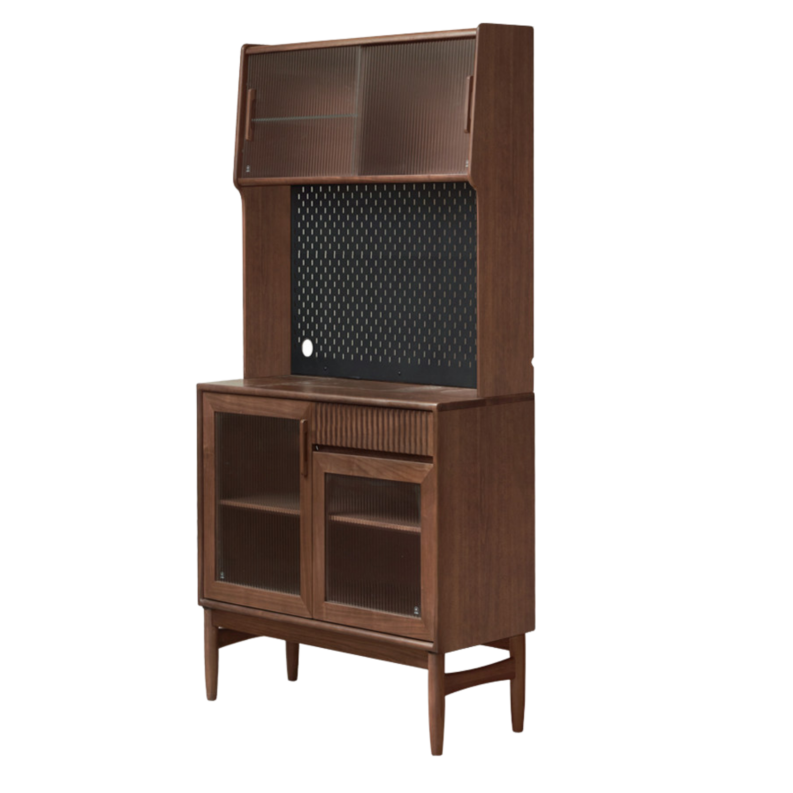 Oak, Black Walnut, South American Walnut, Solid Longan Hardwood, Red Zebrawood Solid Wood Light Luxury Sideboard