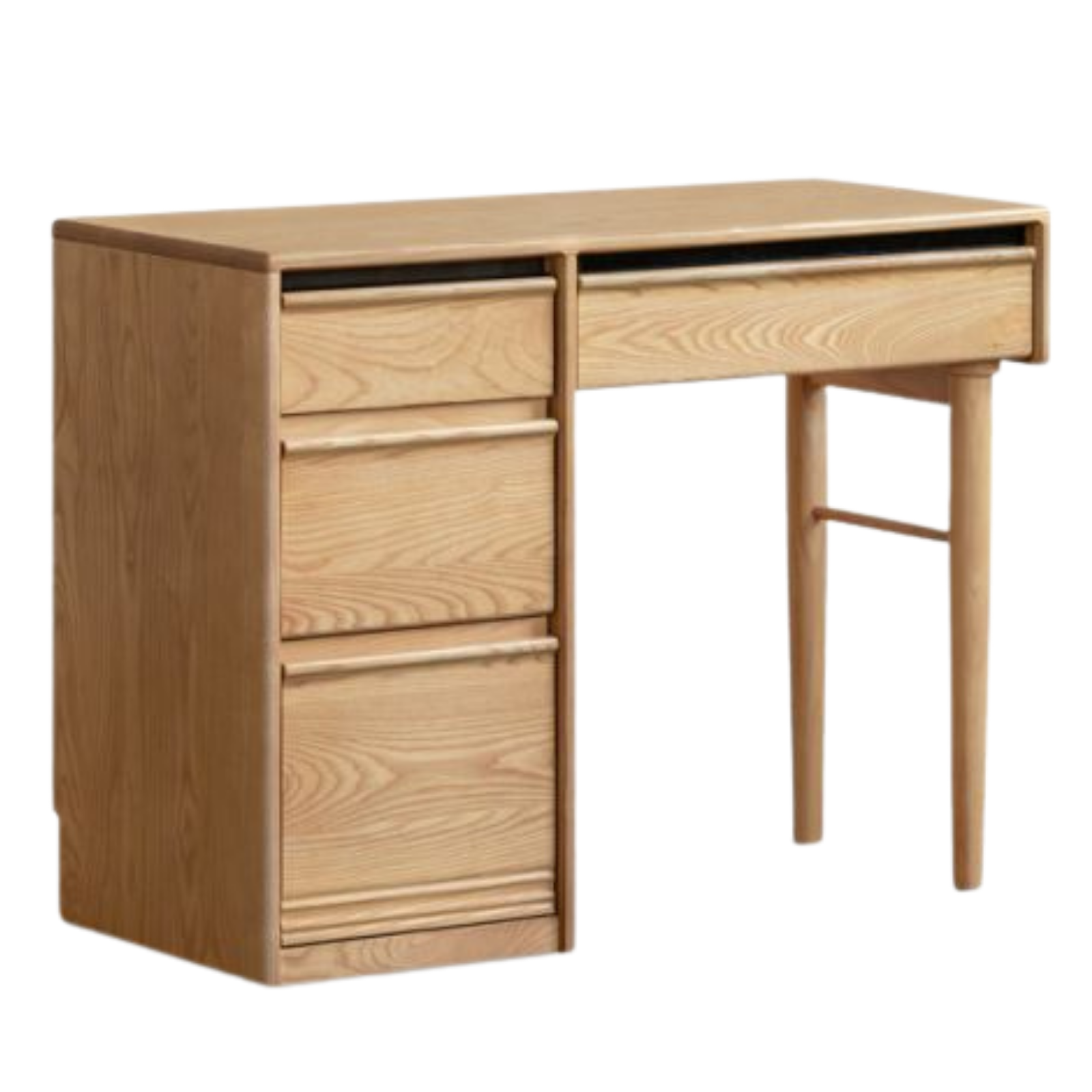 Ash Solid Wood Modern Multifunctional Vanity Table