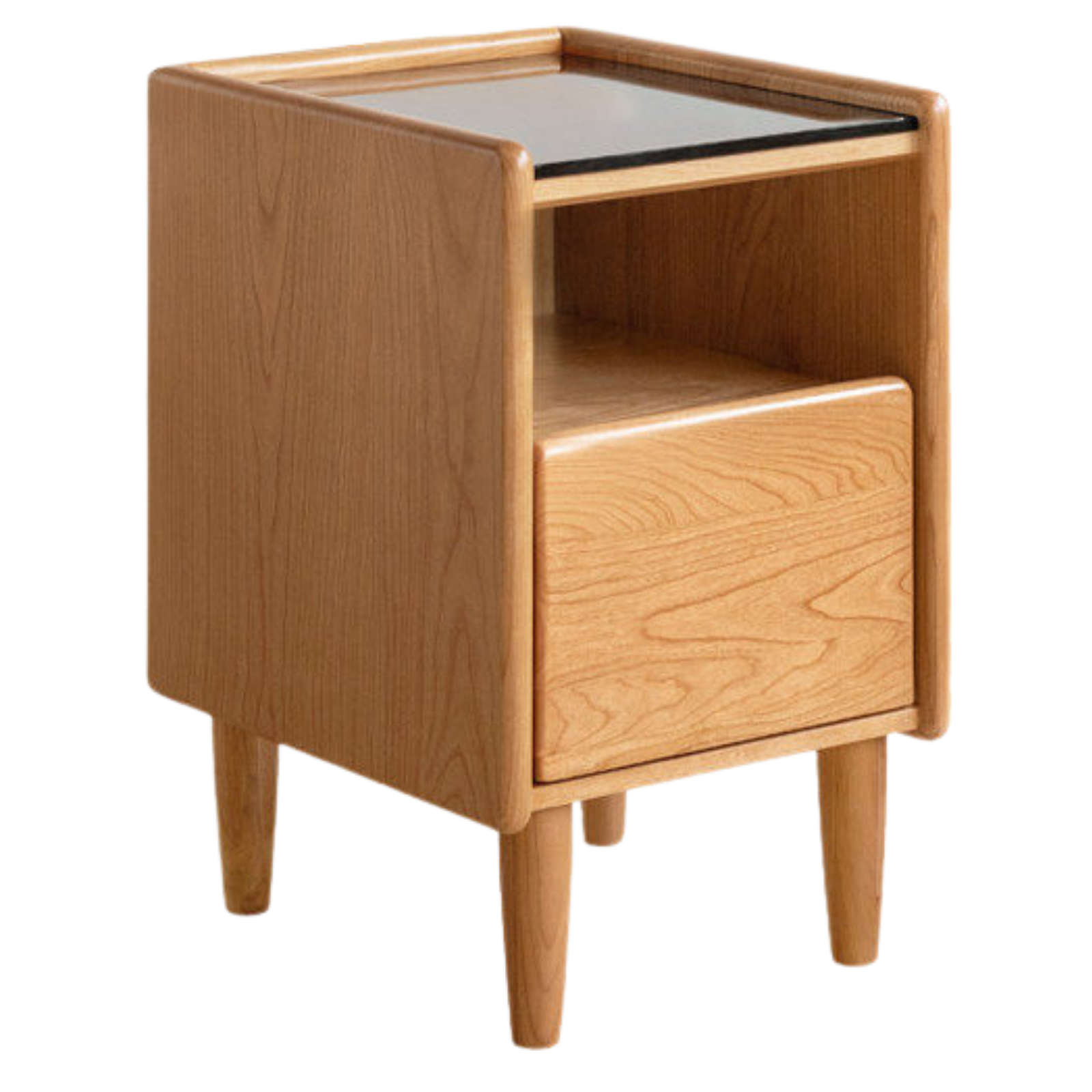 Cherry Solid Wood Nightstands bedside tables