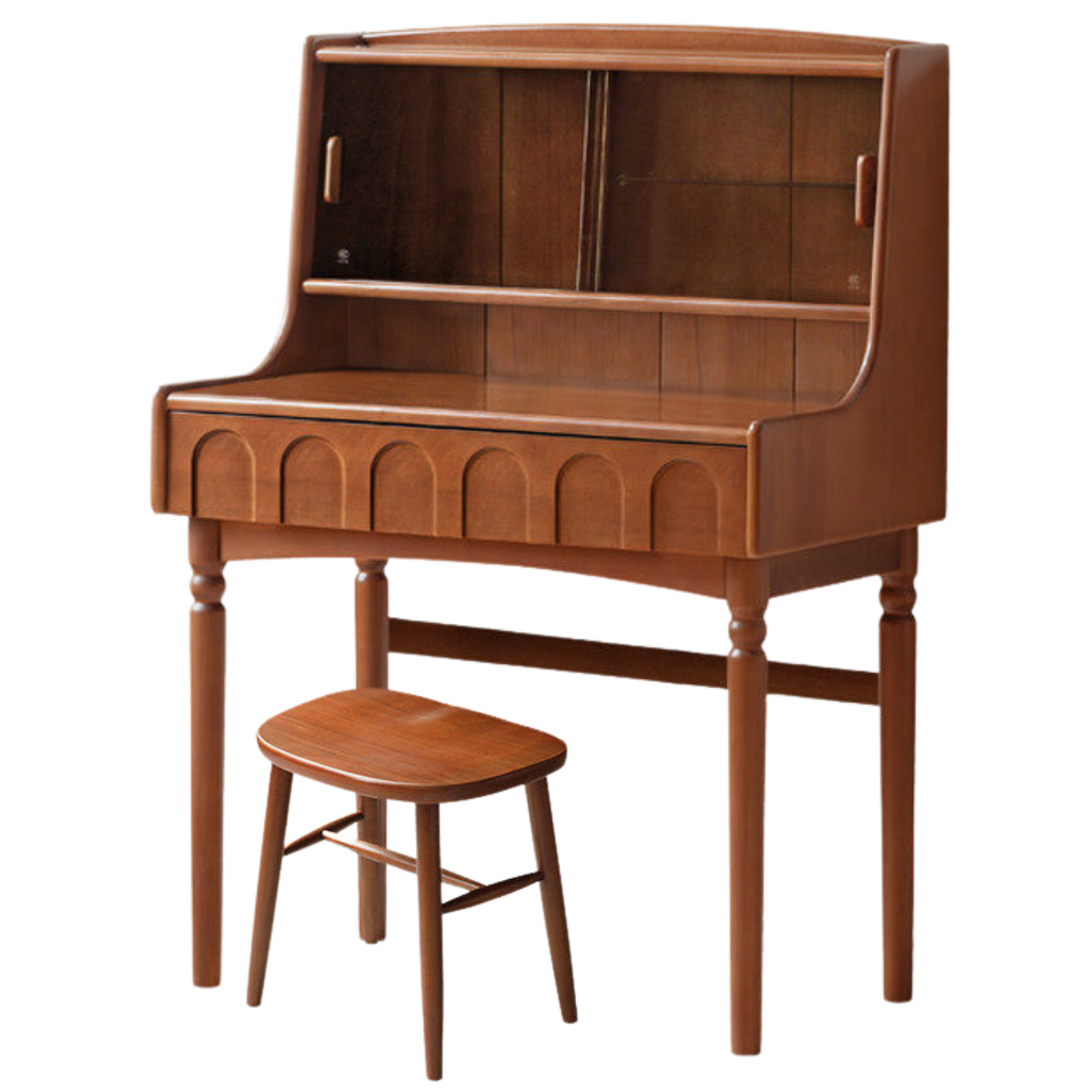 Poplar Solid Wood Multifunctional Vanity Table.