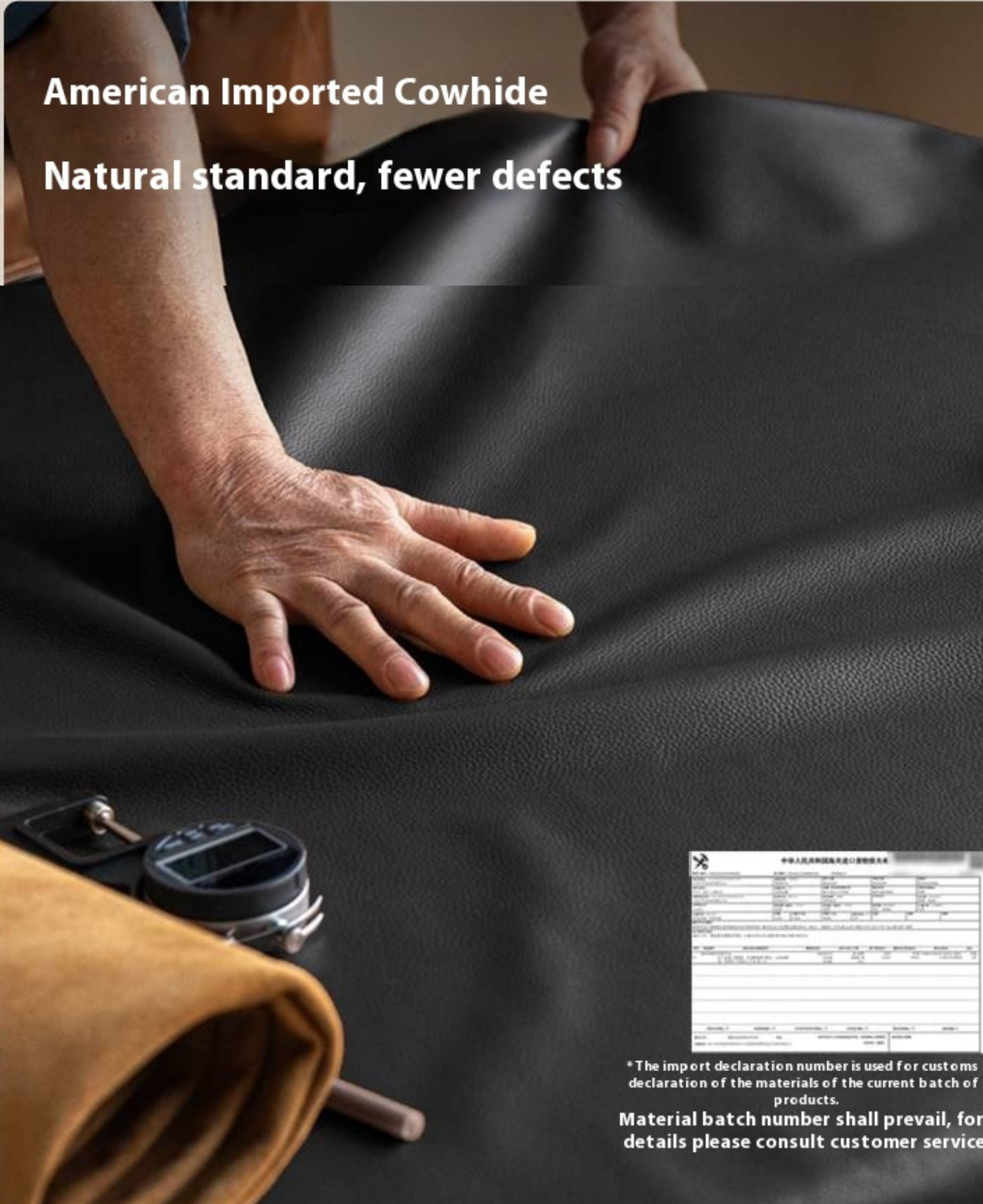 Genuine Leather Sofa Zero-Wall Electric Recliner with Extendable Function and Piano-Key Controls