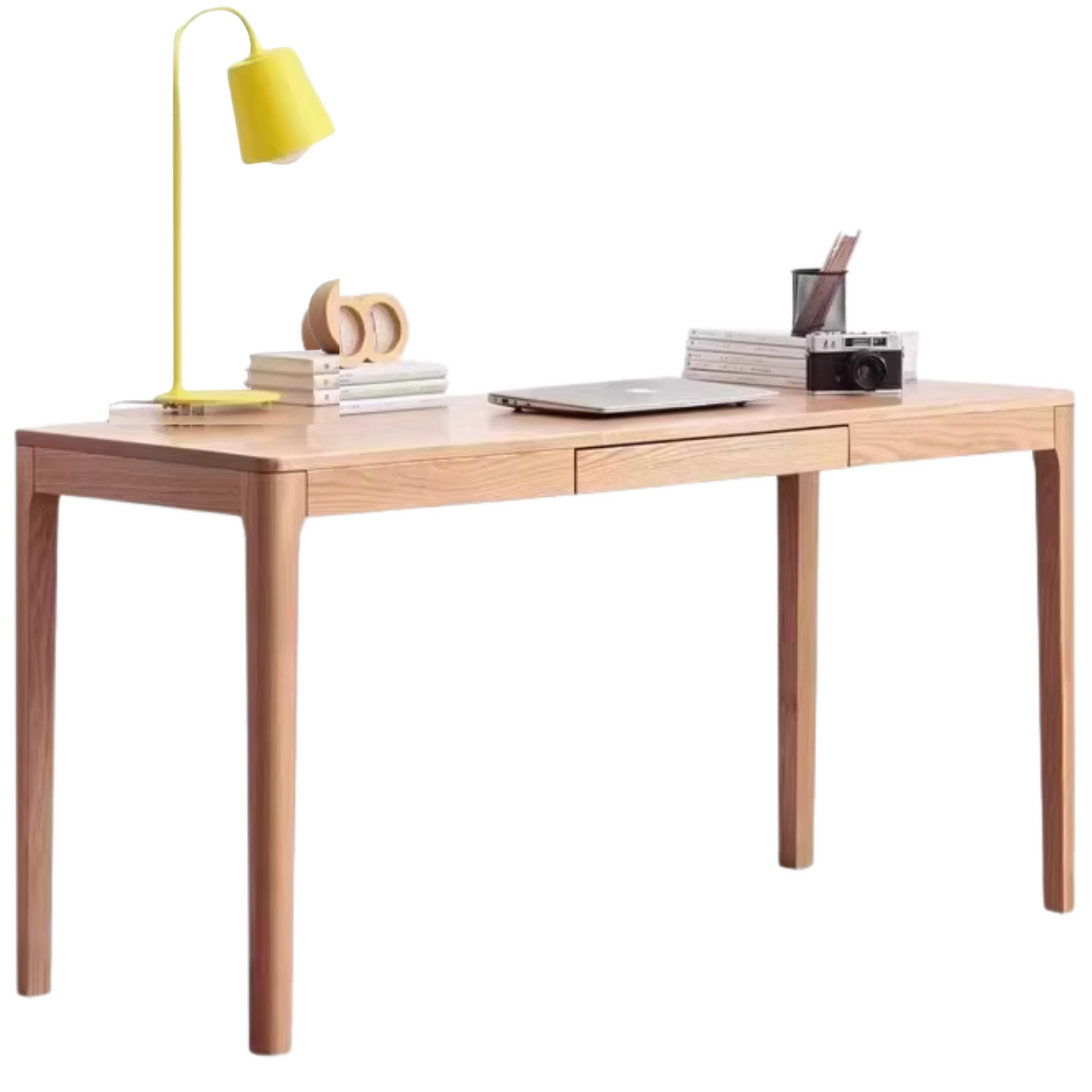 Oak Solid Wood Office Nordic Desk