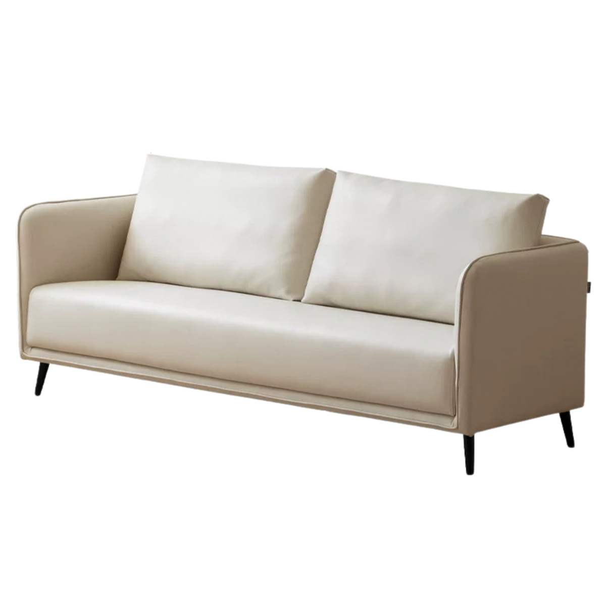 Genuine Leather, eco-leather ultra-slim modern design sofa