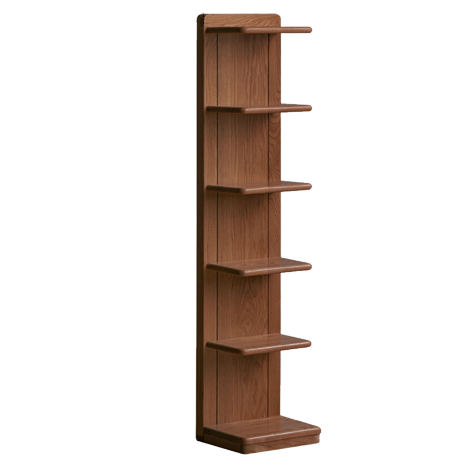 Solid Rubberwood, Oak Solid Wood Multi-layer Storage Rack
