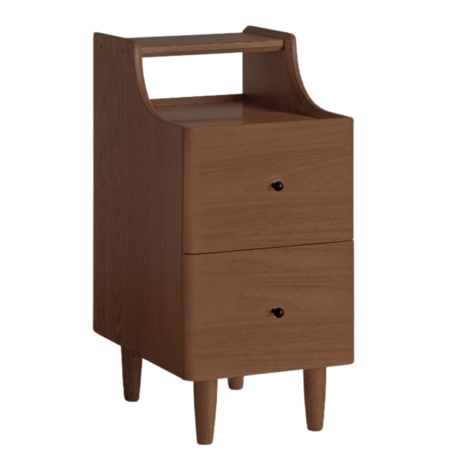 Ash, Oak Solid Wood, Solid RubberWood Modern Nightstand.