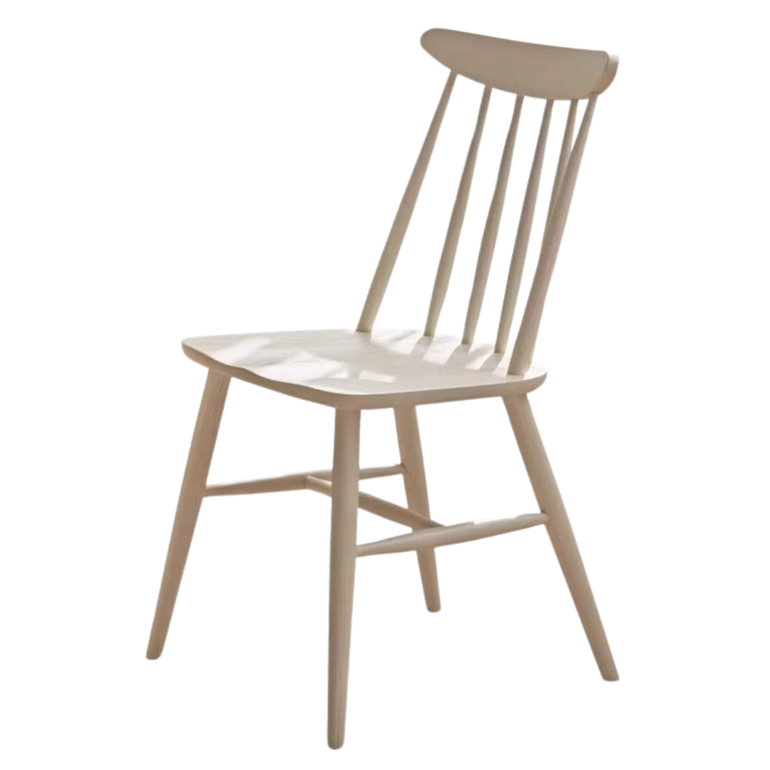 4 Pcs Set Ash, Oak, Cherry, Beech Solid Wood Windsor Chair