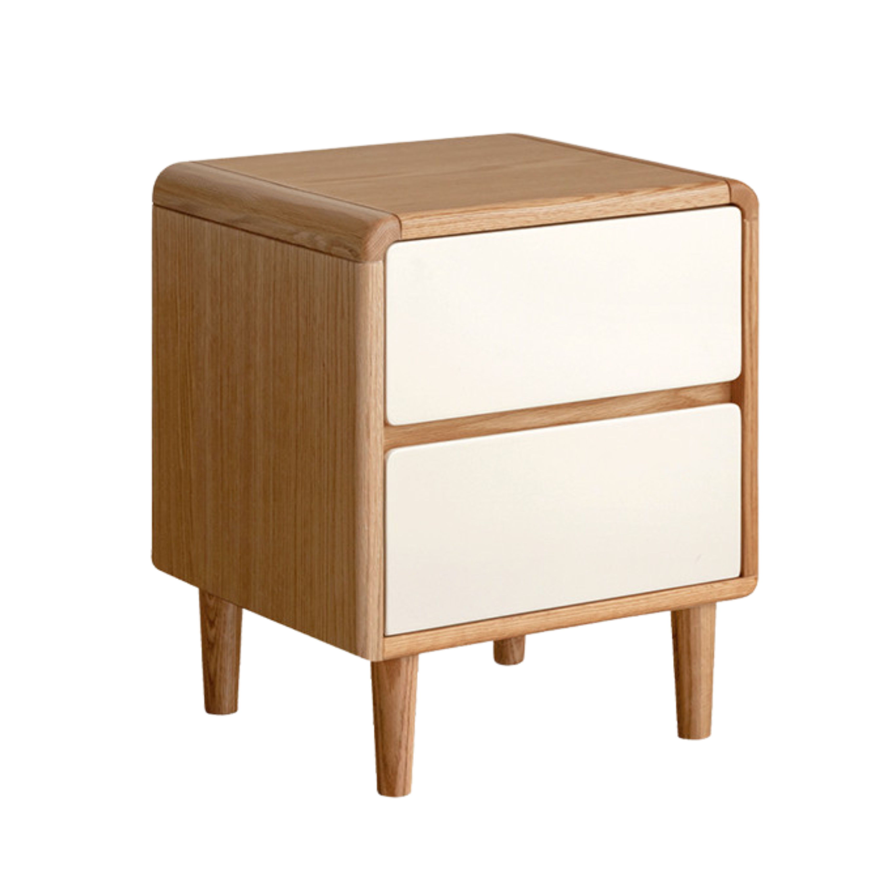 Poplar, Beec solid wood bedside table