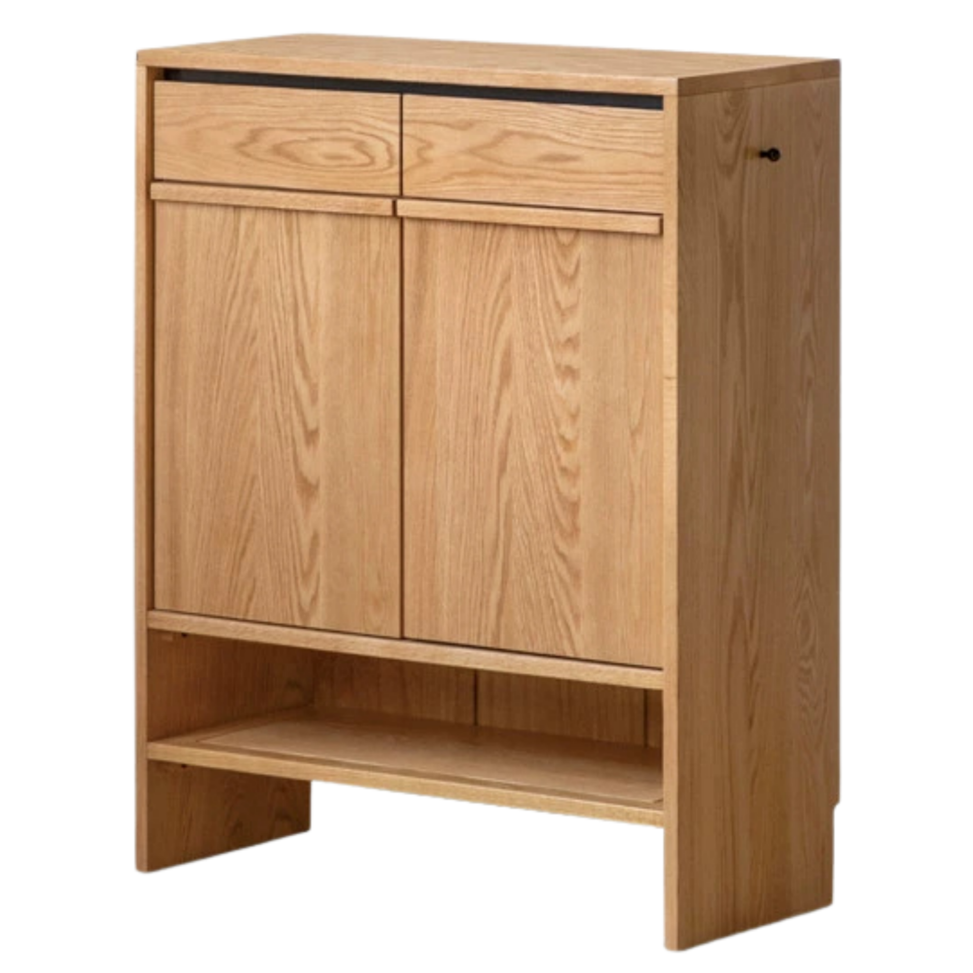 Oak Solid Wood Capacity Shoe Cabinet