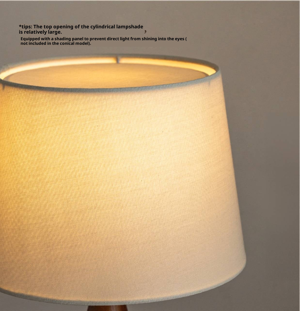 Ash Solid Wood Vintage Style Desk Lamp