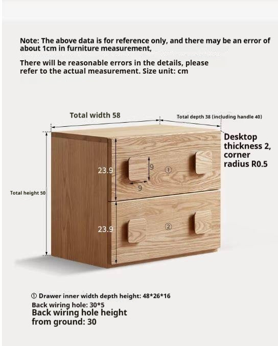 Ash Solid Wood Floor-Standing Module Combination TV Stand